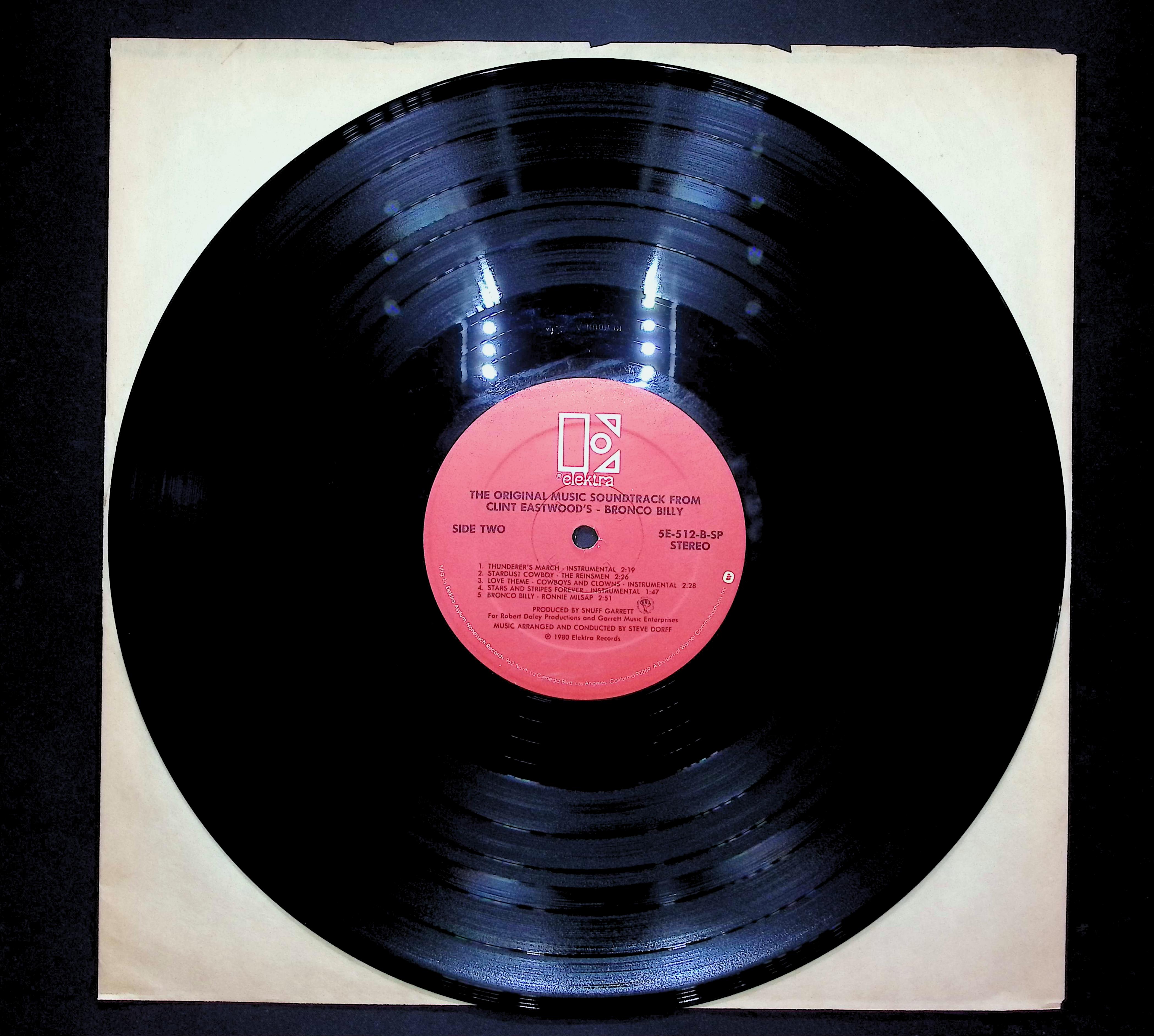 Various Artists Clint Eastwood's Bronco Billy Soundtrack 1980 LP  — image 3