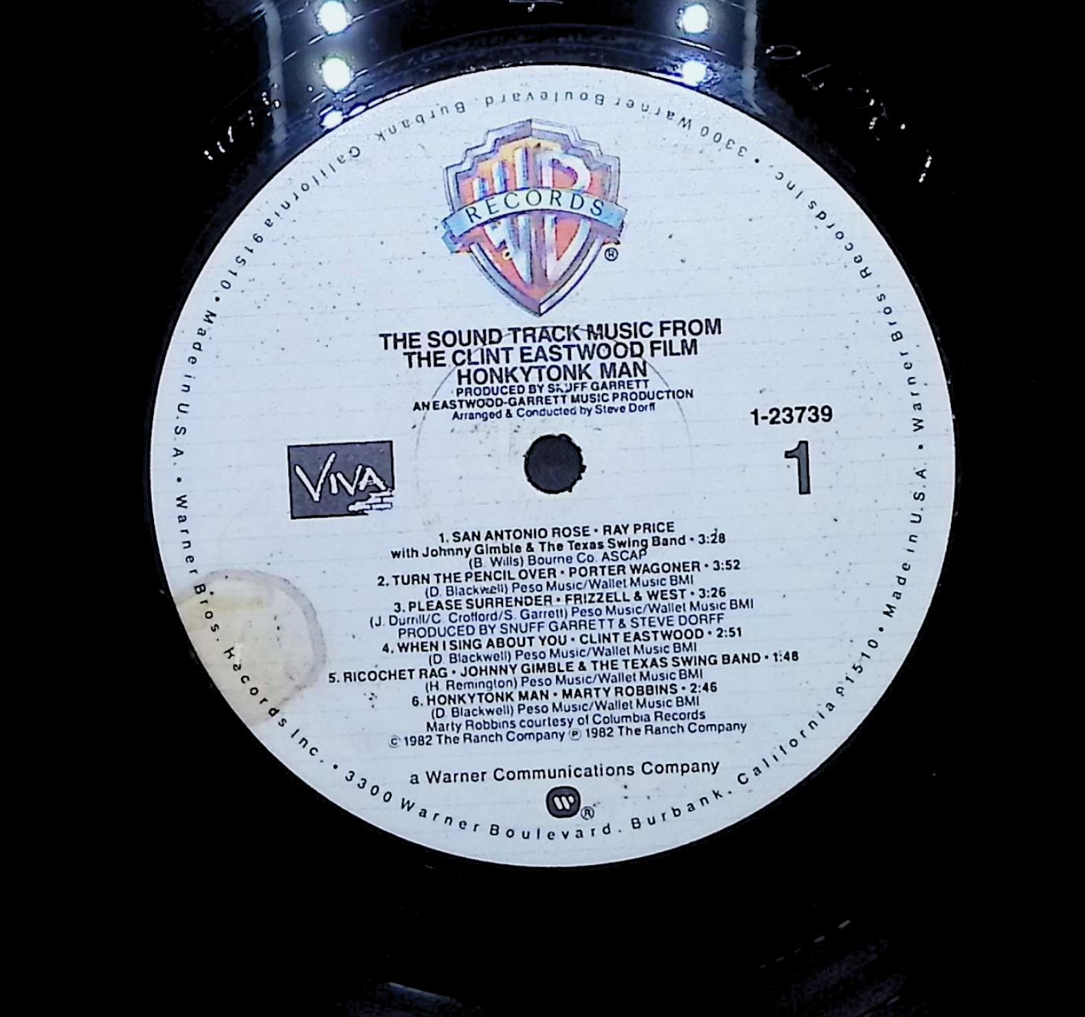 Various Artists Honkytonk Man 1982 LP Folk, World, & Country  — image 4
