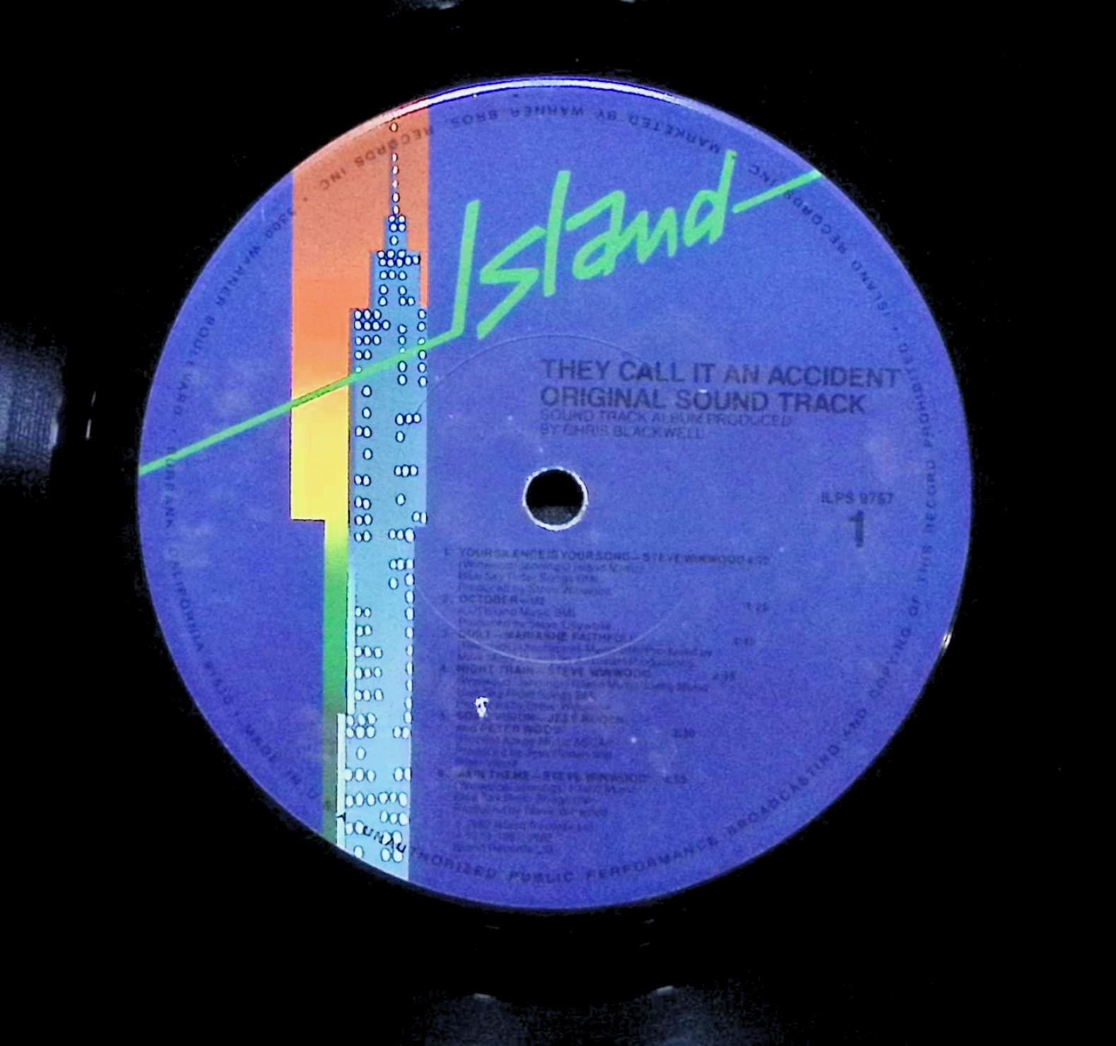Various Artists Original Sound Track From They Call It An Accident 1982 LP  — image 4