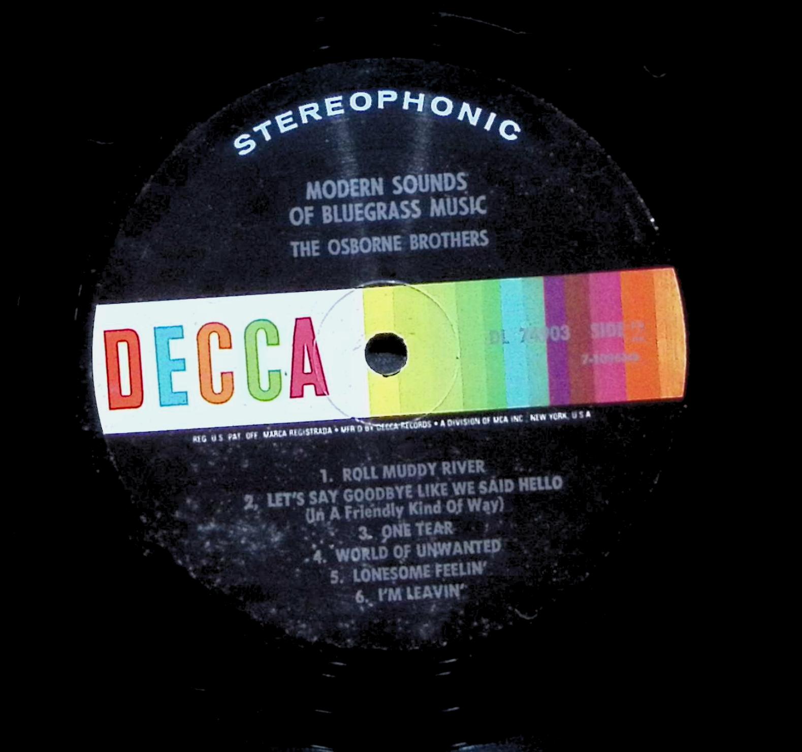 The Osborne Brothers Modern Sounds Of Bluegrass Music LP Folk, World, & Country — image 2