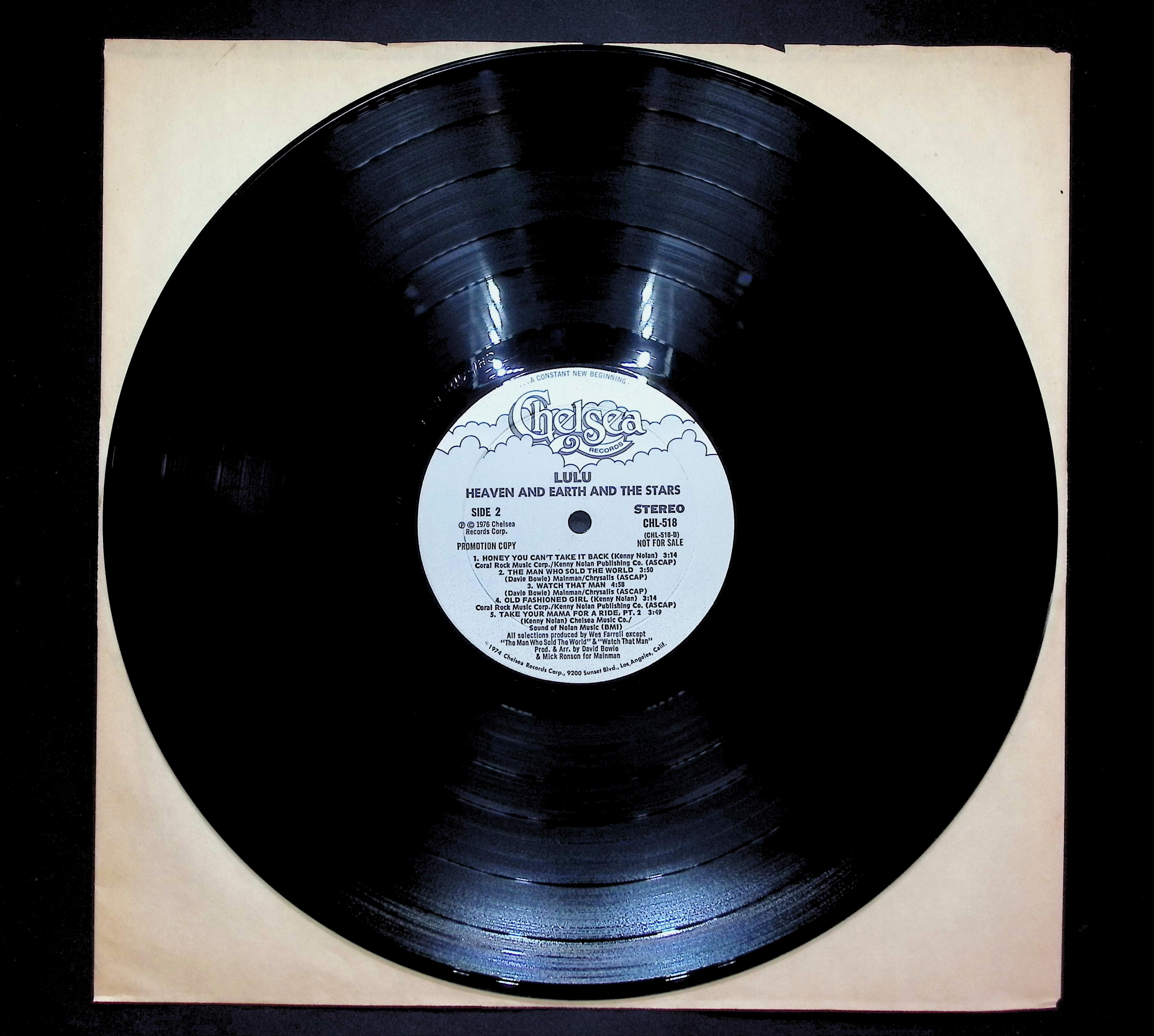 Lulu Heaven And Earth And The Stars 1976 LP Rock