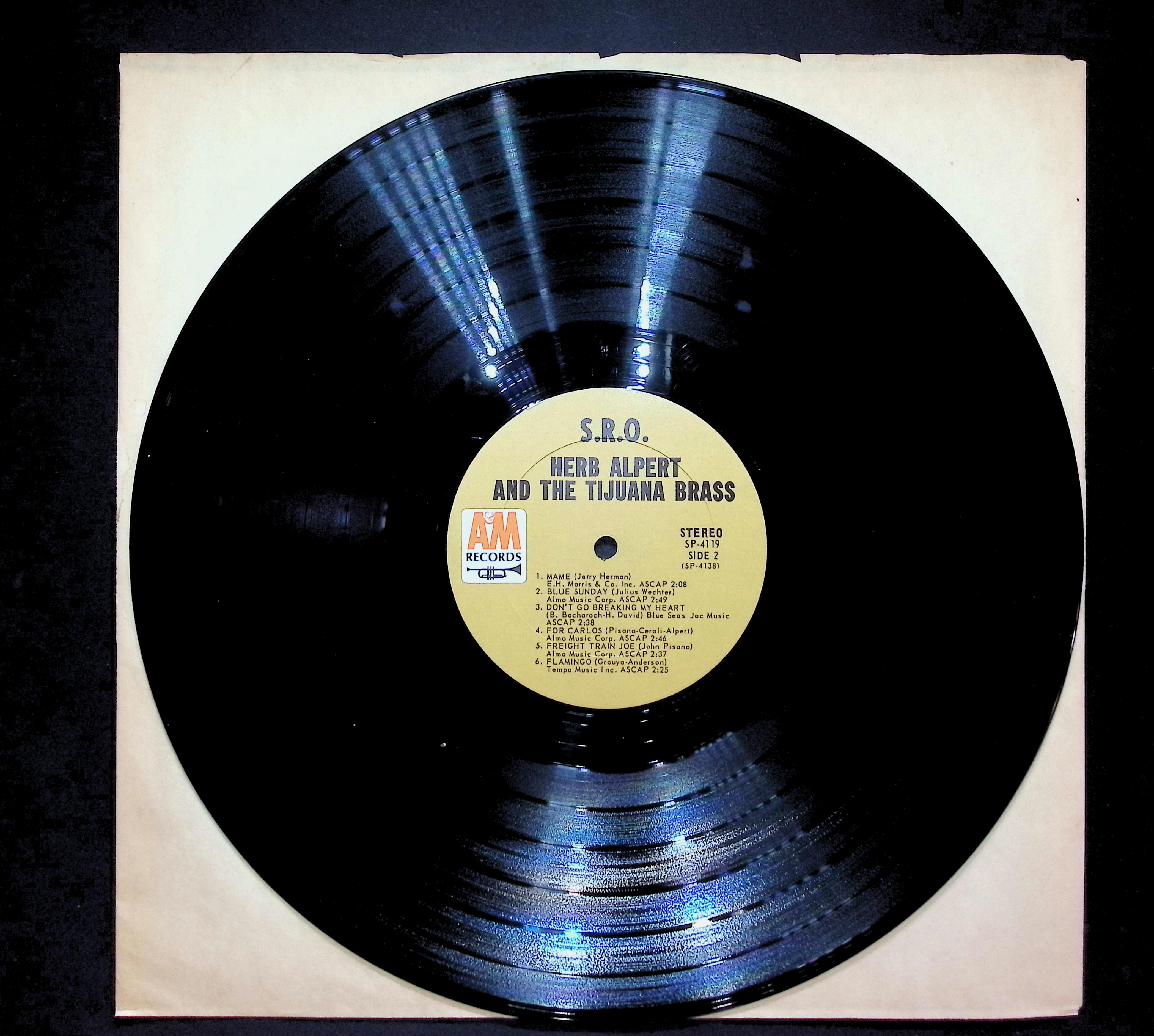 Herb Alpert & The Tijuana Brass S.R.O. 1966 LP Jazz Side 1 & 2
