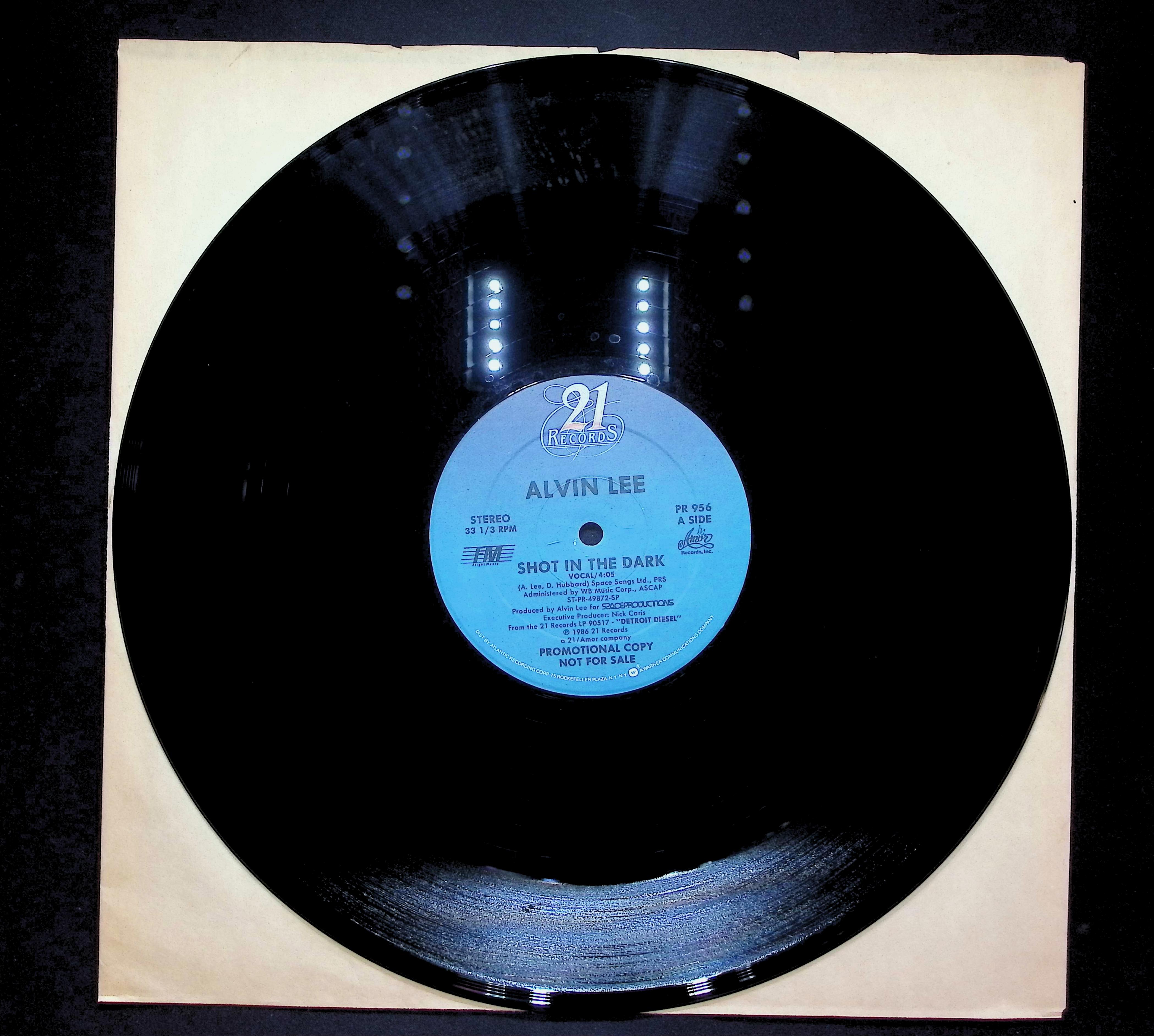 Alvin Lee Shot In The Dark 1986 LP Rock