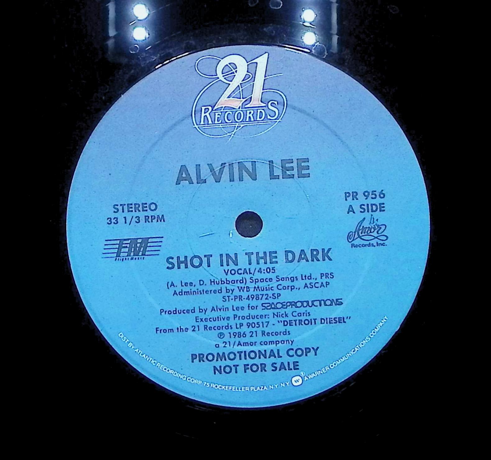 Alvin Lee Shot In The Dark 1986 LP Rock  — image 2