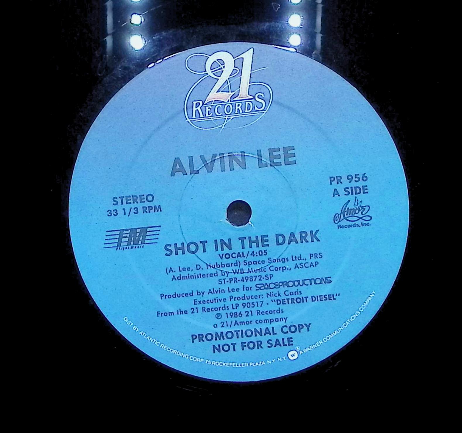 Alvin Lee Shot In The Dark 1986 LP Rock  — image 4