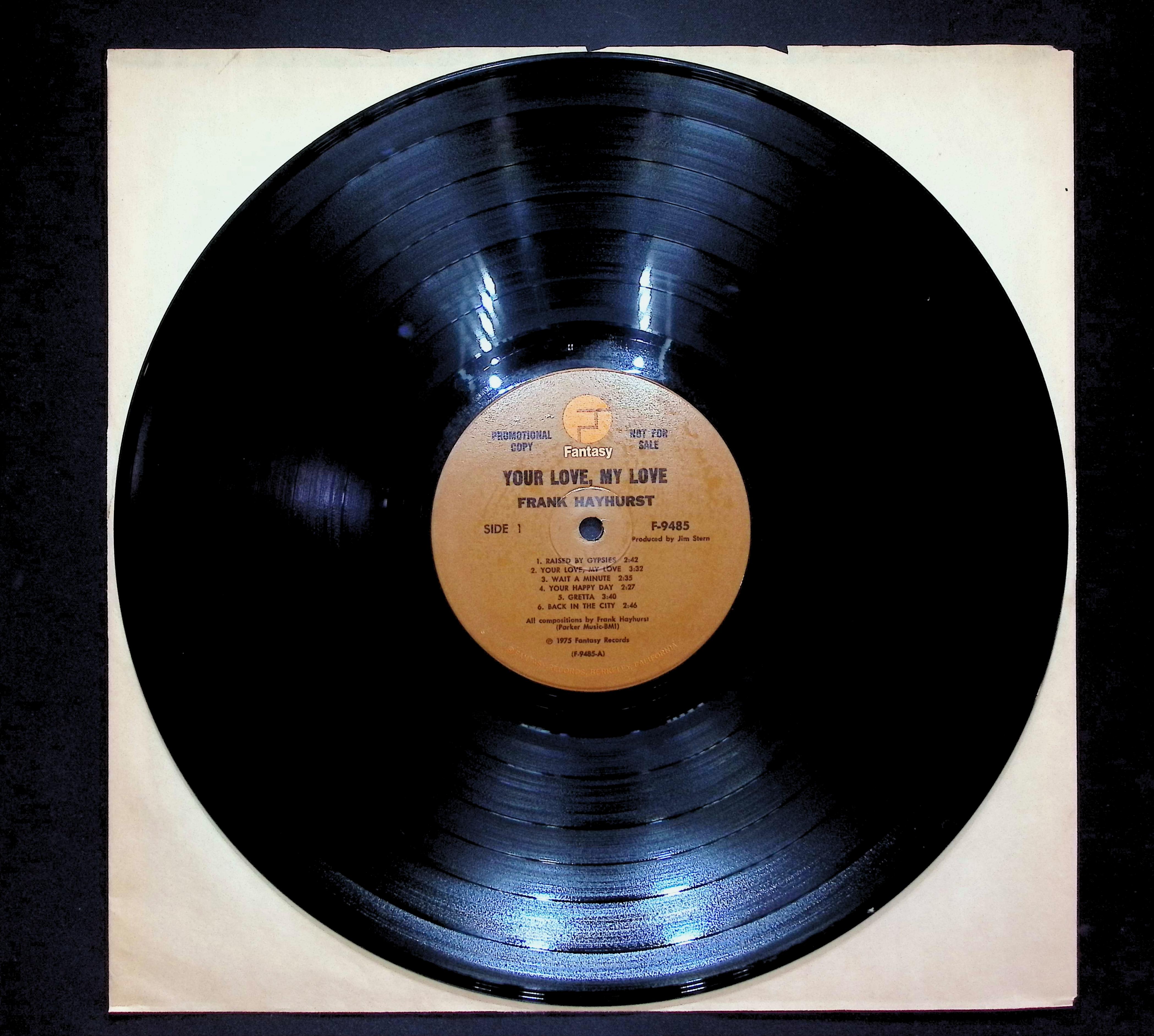 Frank Hayhurst Your Love, My Love 1975 LP Rock Side 1 & 2 — image 3