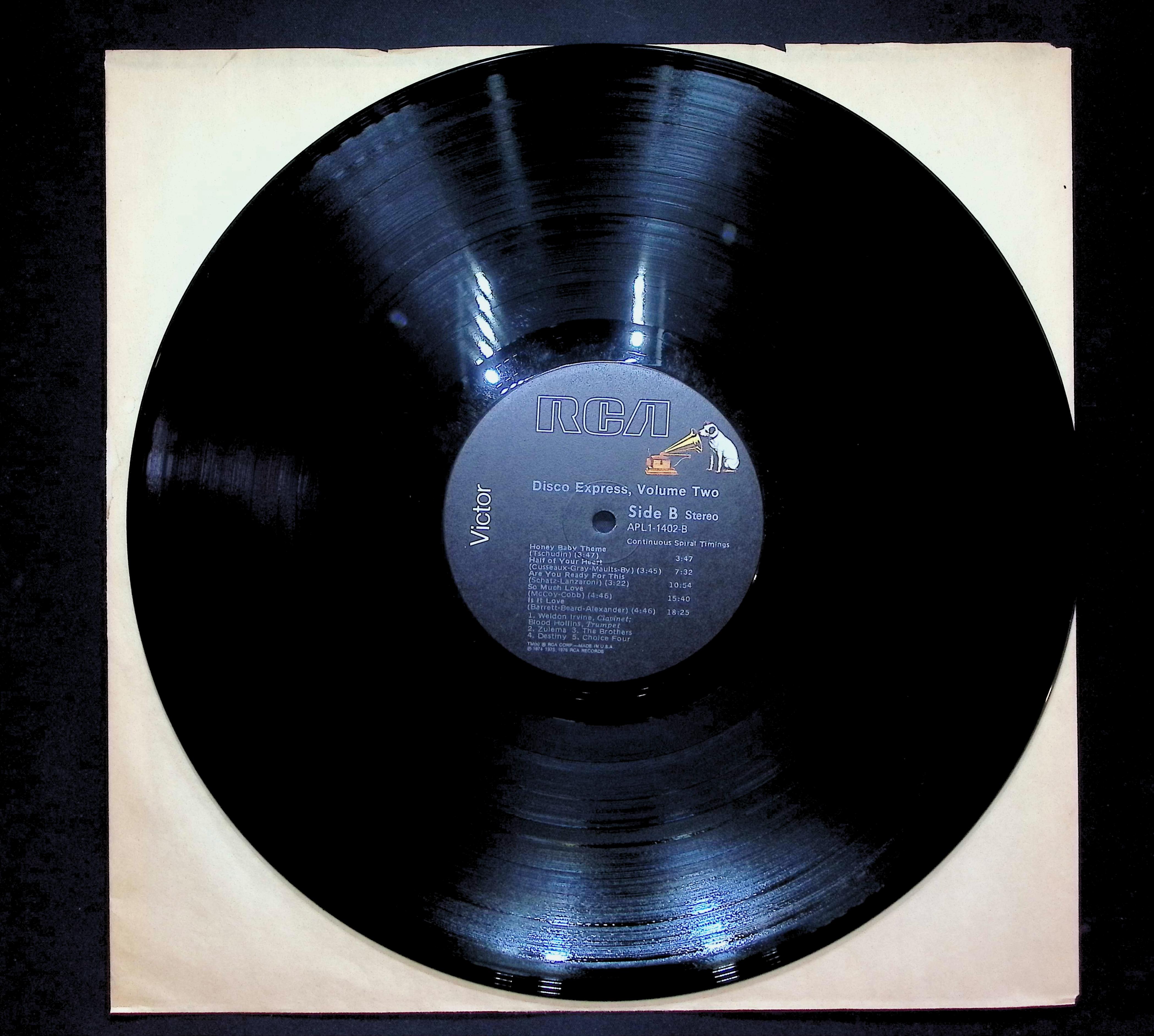 Various Disco Express Vol. 2 1976 LP Funk / Soul Side A & B — image 3