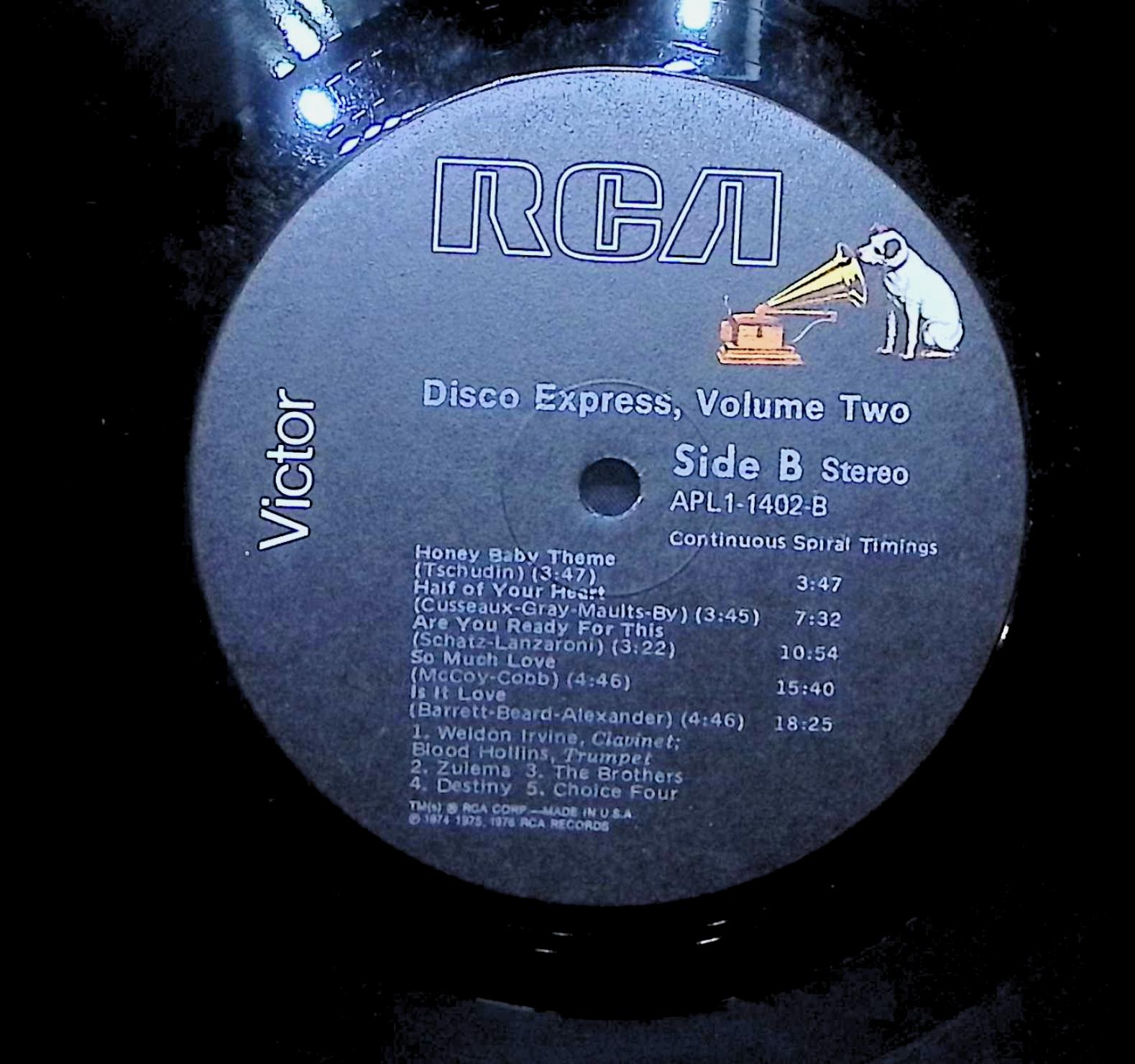 Various Disco Express Vol. 2 1976 LP Funk / Soul Side A & B — image 4