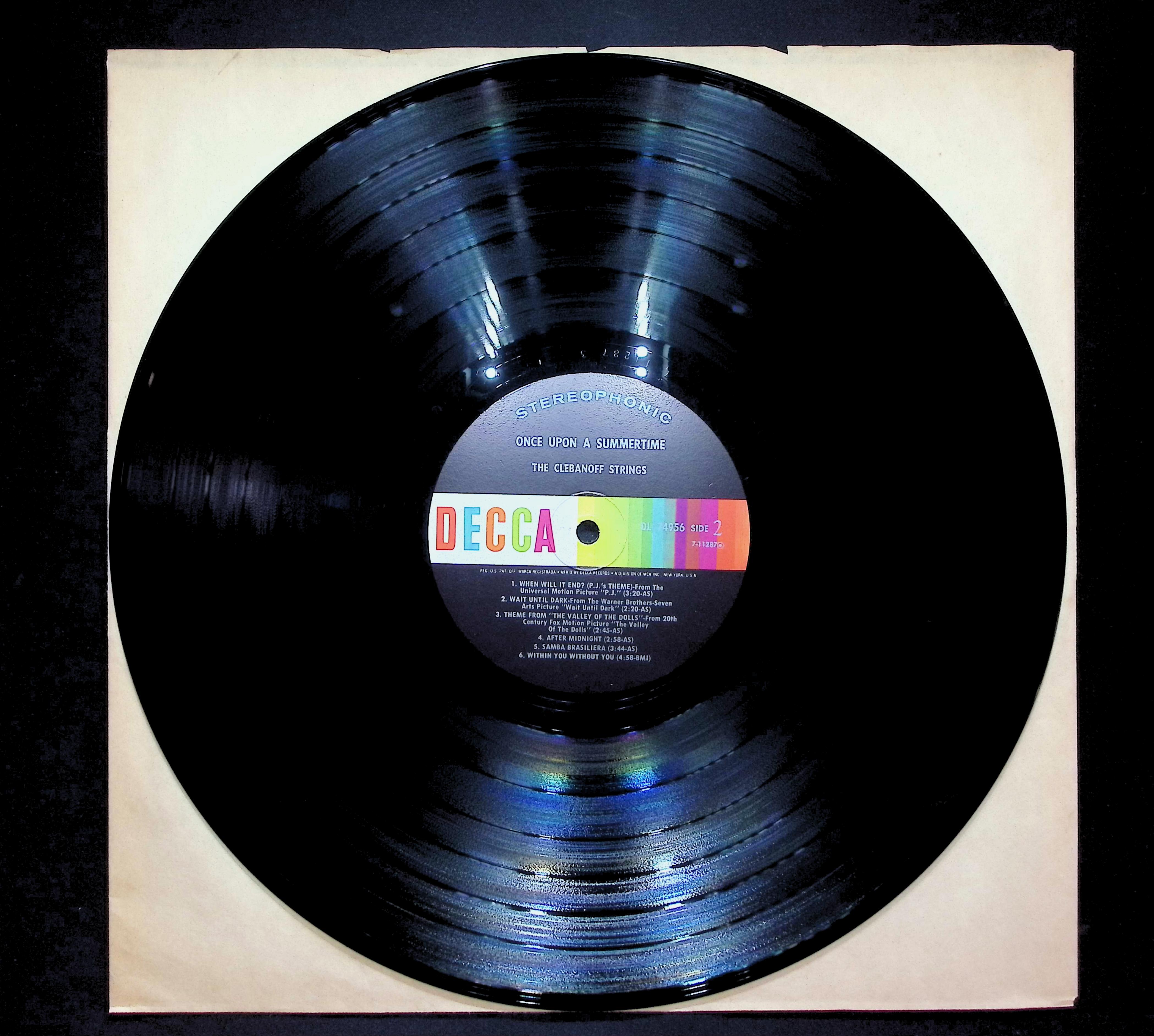 The Clebanoff Strings Once Upon A Summertime 1968 LP Jazz Side 1 & 2