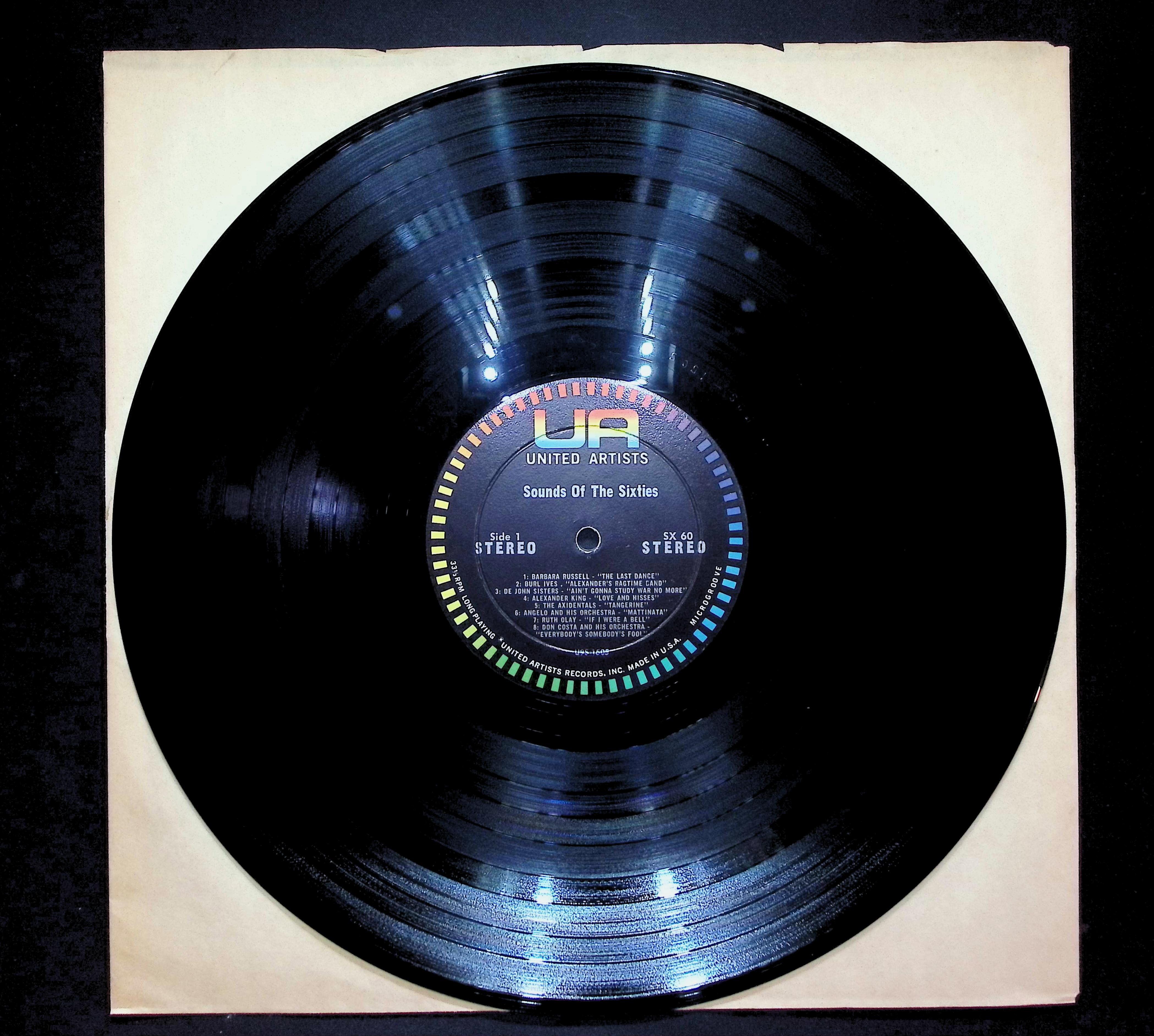 Various Artists Sounds Of The Sixties LP Rock Side 1 & Side 2