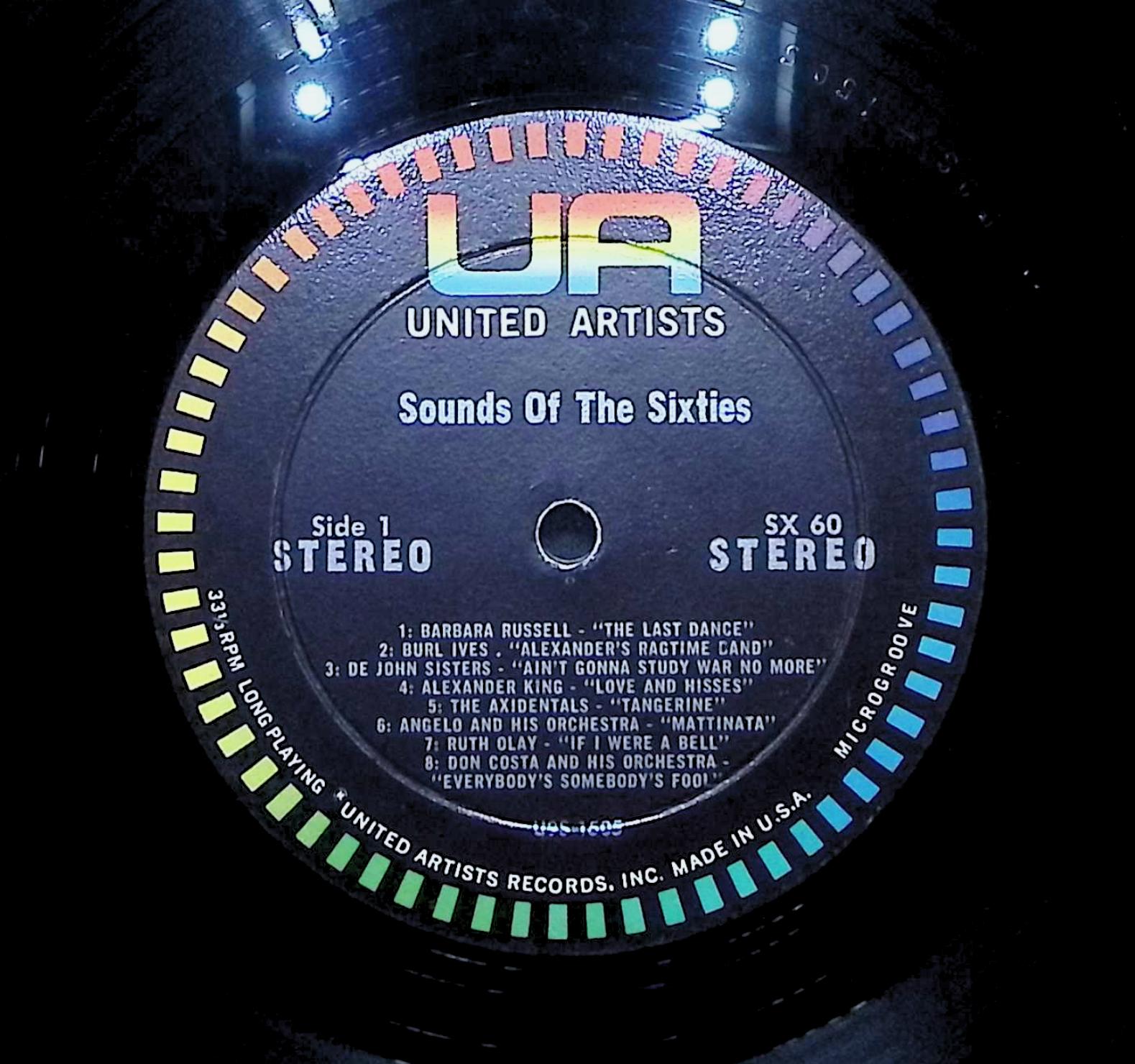 Various Artists Sounds Of The Sixties LP Rock Side 1 & Side 2  — image 2