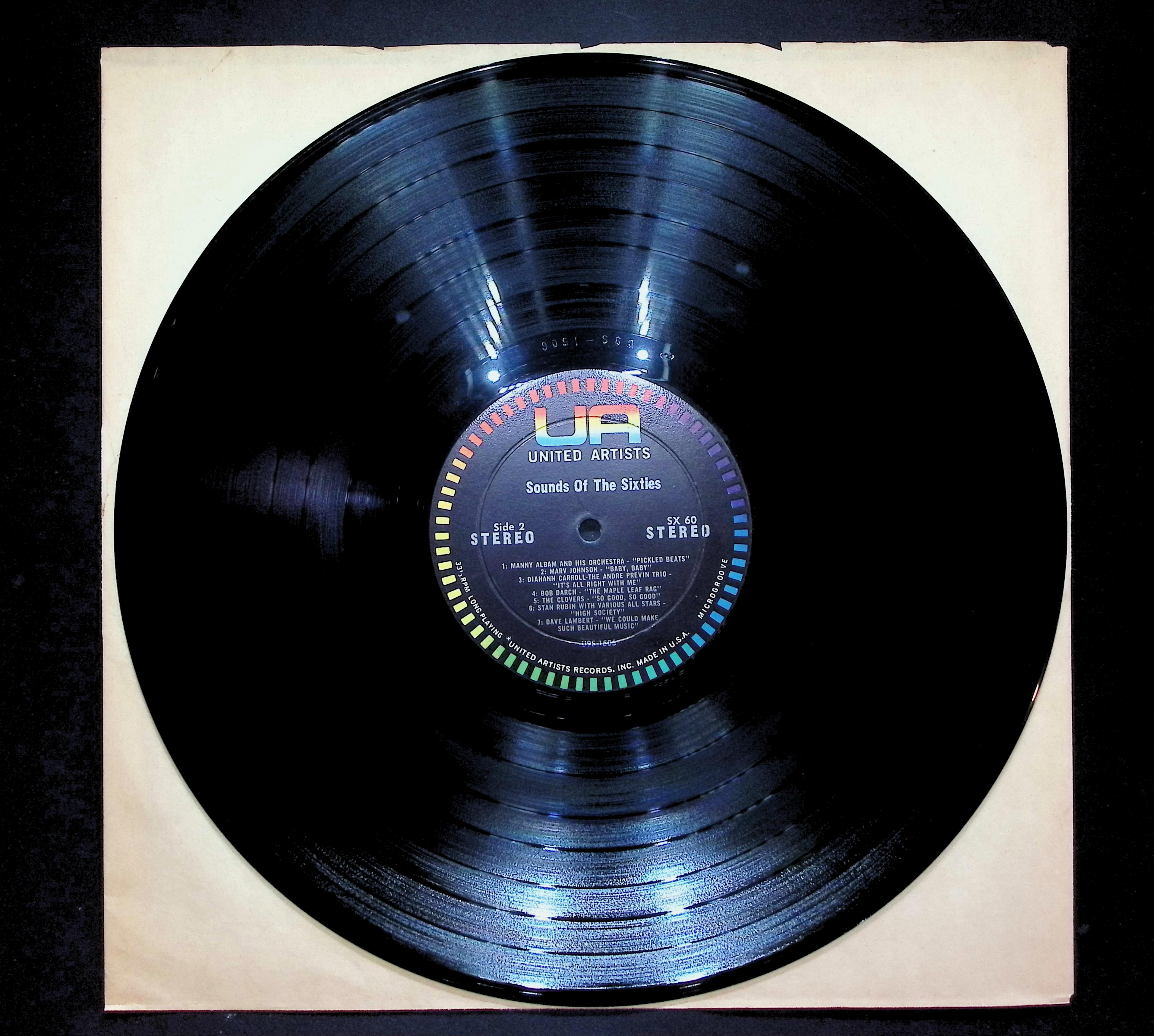 Various Artists Sounds Of The Sixties LP Rock Side 1 & Side 2  — image 3