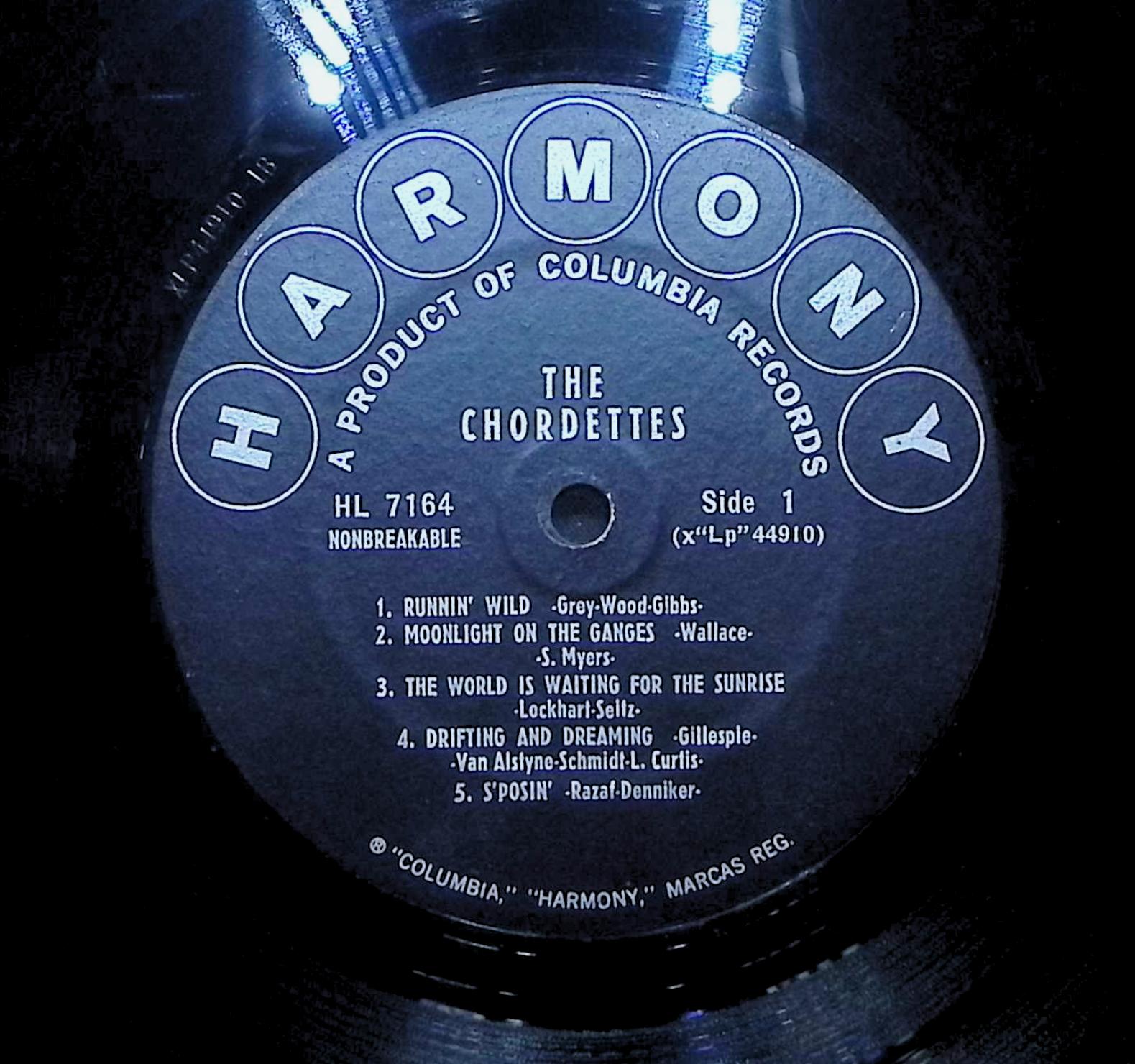 The Chordettes Drifting And Dreaming 1959 LP Pop Side 1 & 2  — image 2