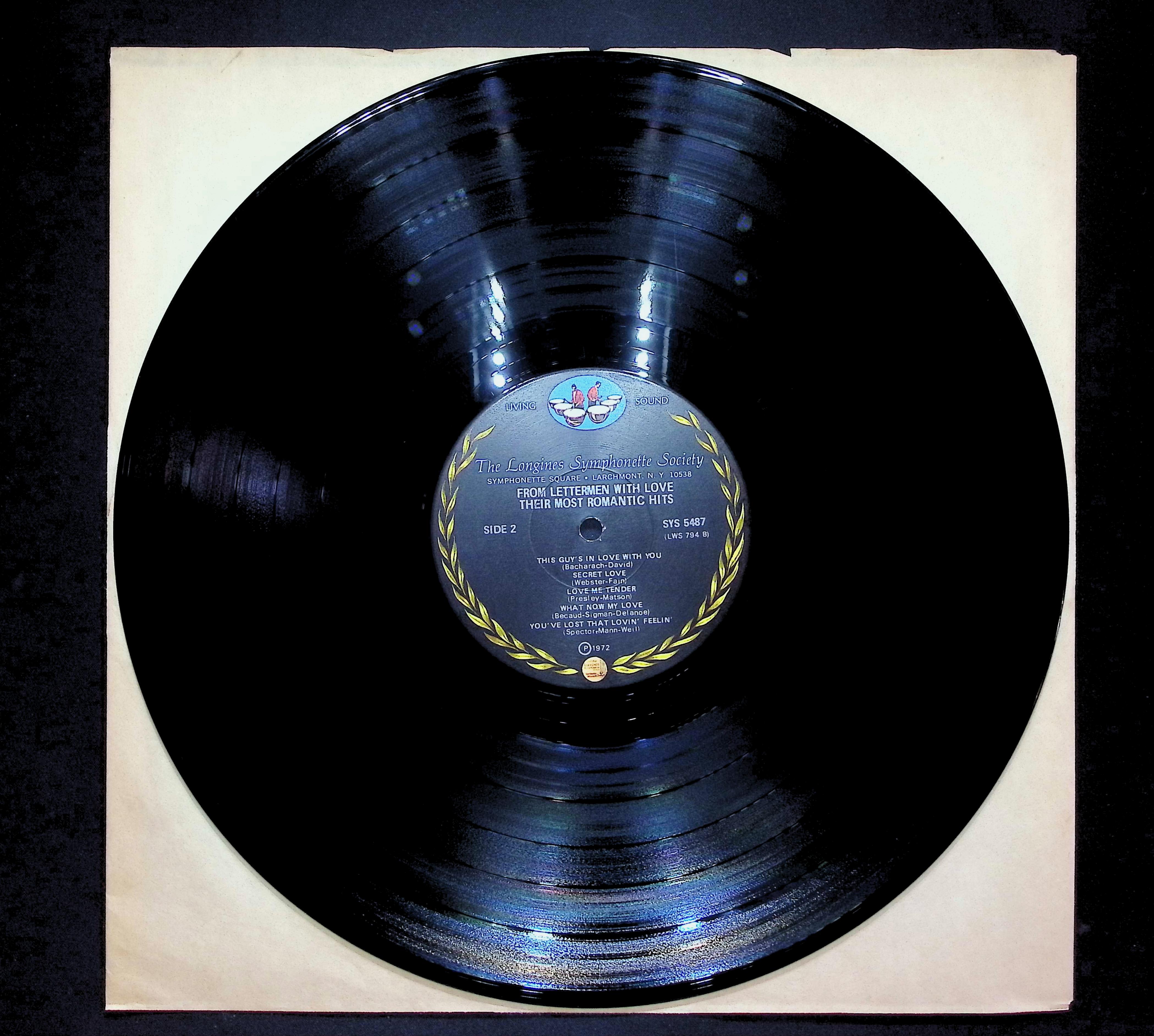 The Lettermen From Lettermen ... With Love (Their Most Romantic Hits) 1972 LP  — image 3