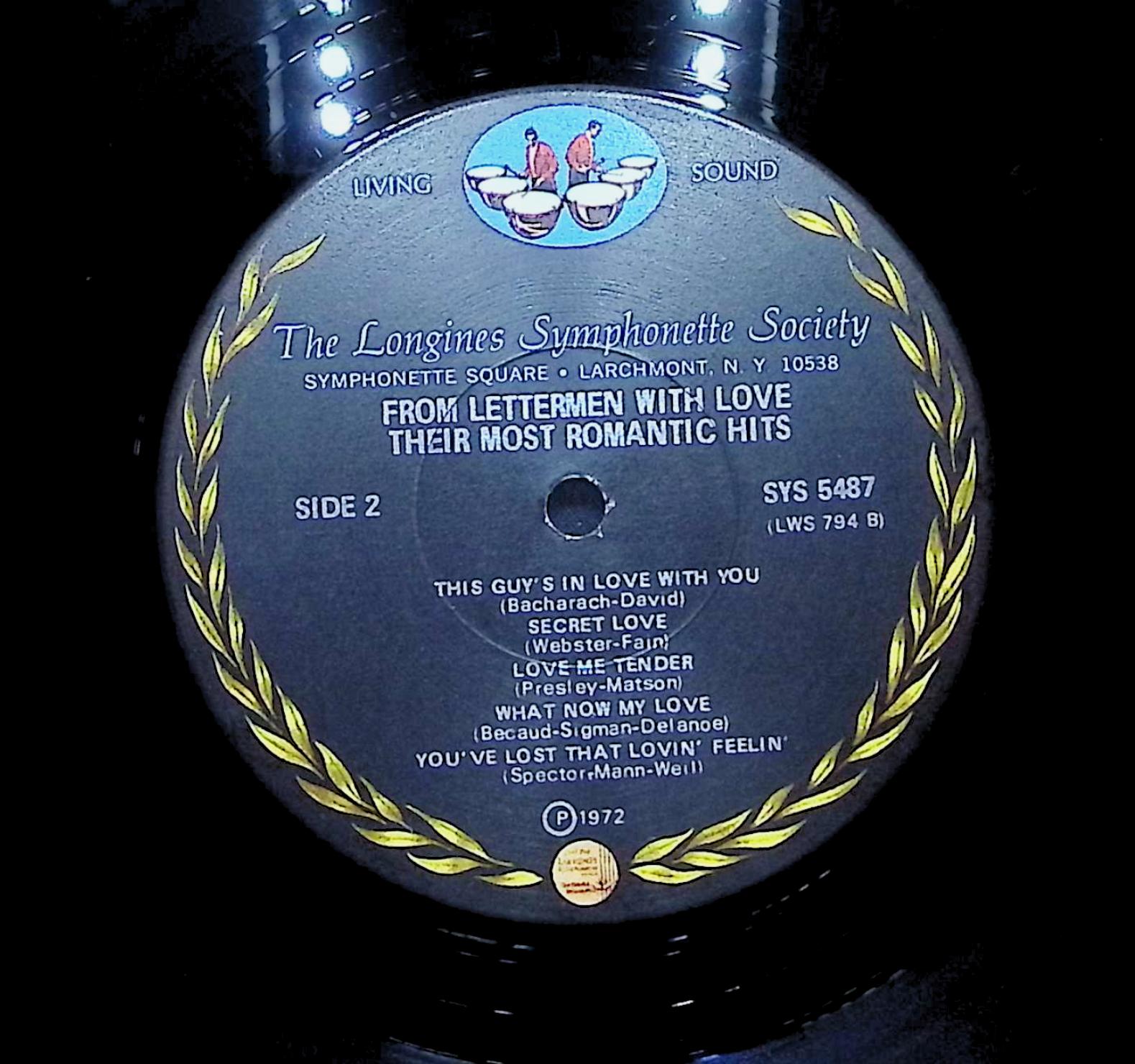 The Lettermen From Lettermen ... With Love (Their Most Romantic Hits) 1972 LP  — image 4