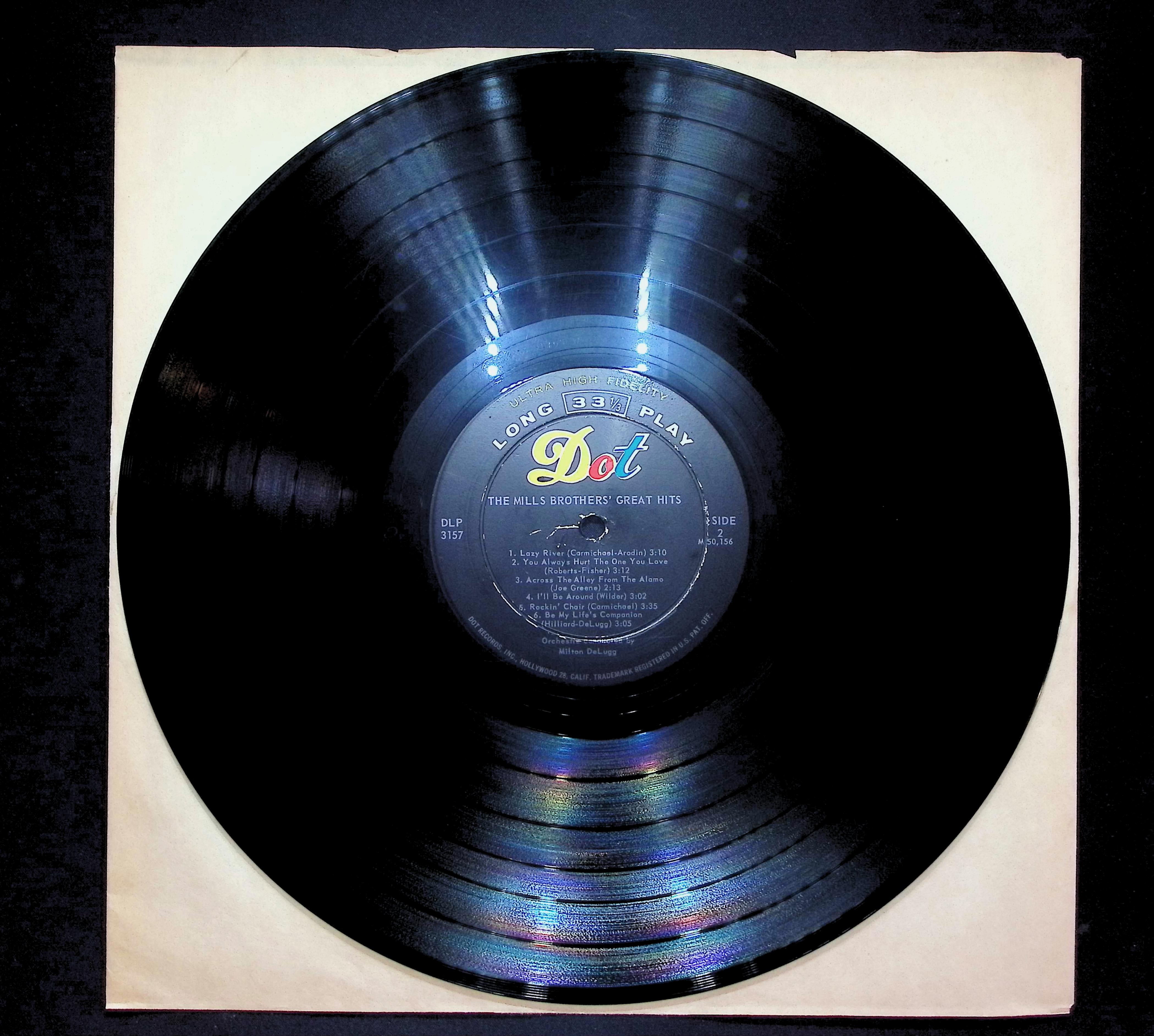 The Mills Brothers Great Hits 1958 LP Jazz Side 1 & 2  — image 3