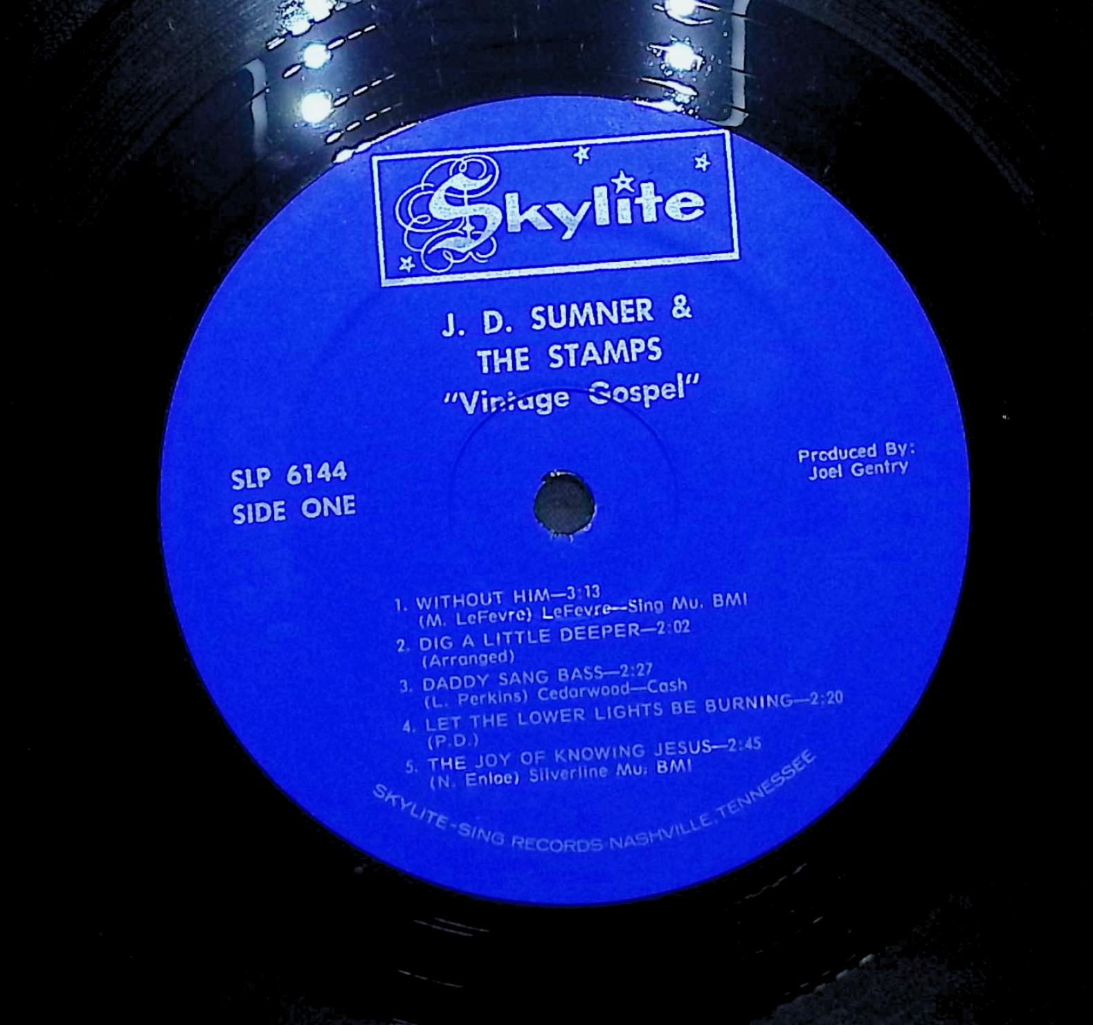 J.D. Sumner & The Stamps Vintage Gospel 1974 LP Folk, World, & Country  — image 2
