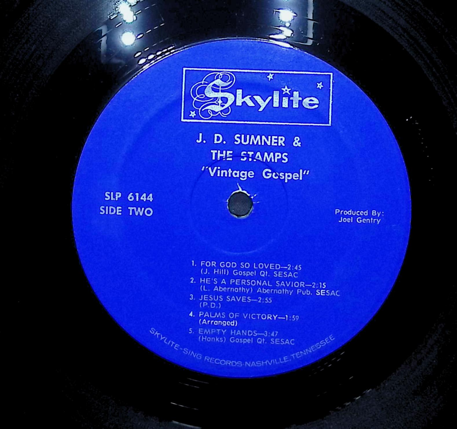 J.D. Sumner & The Stamps Vintage Gospel 1974 LP Folk, World, & Country  — image 4
