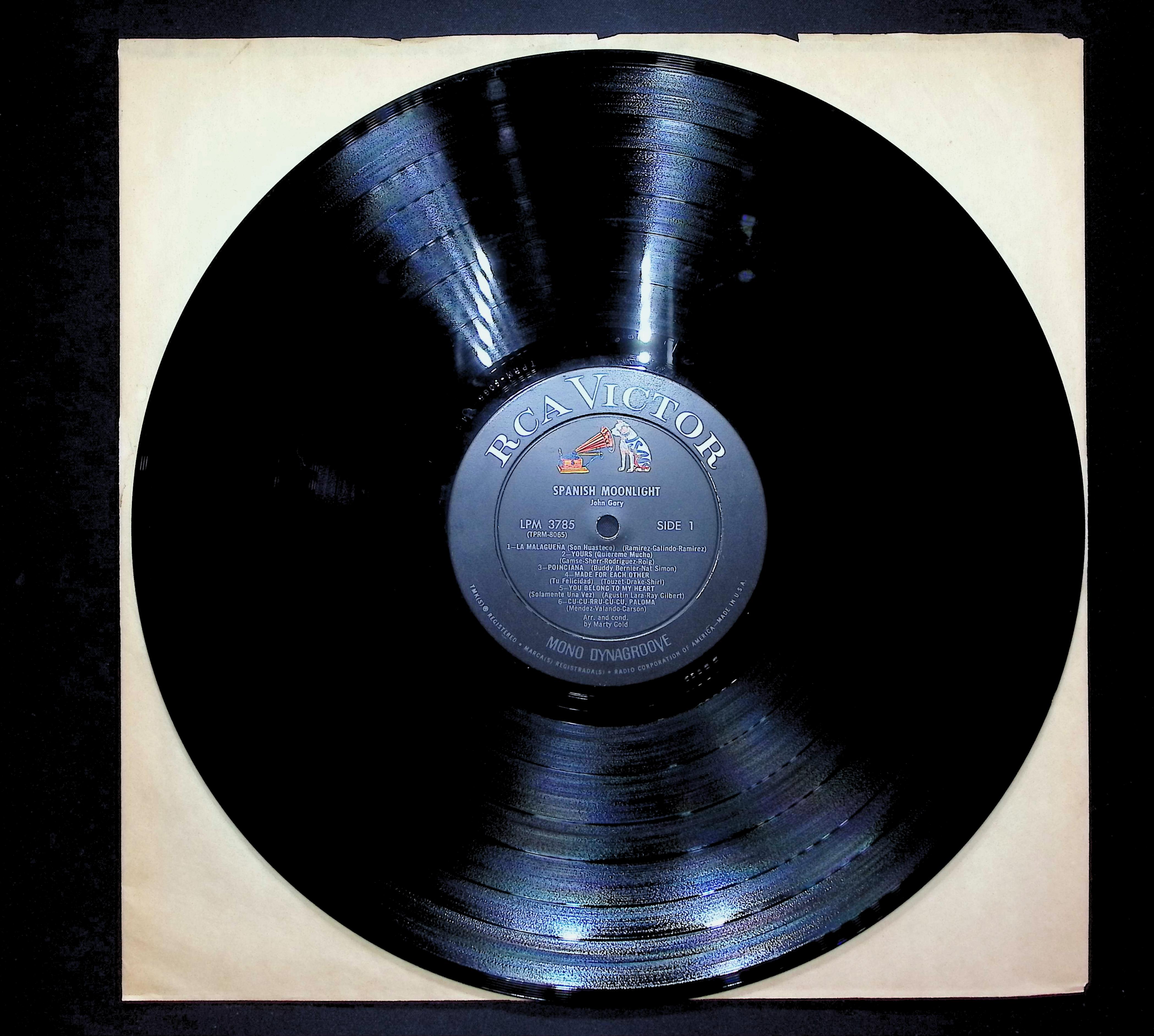 John Gary Spanish Moonlight 1967 LP Jazz Side 1 & 2