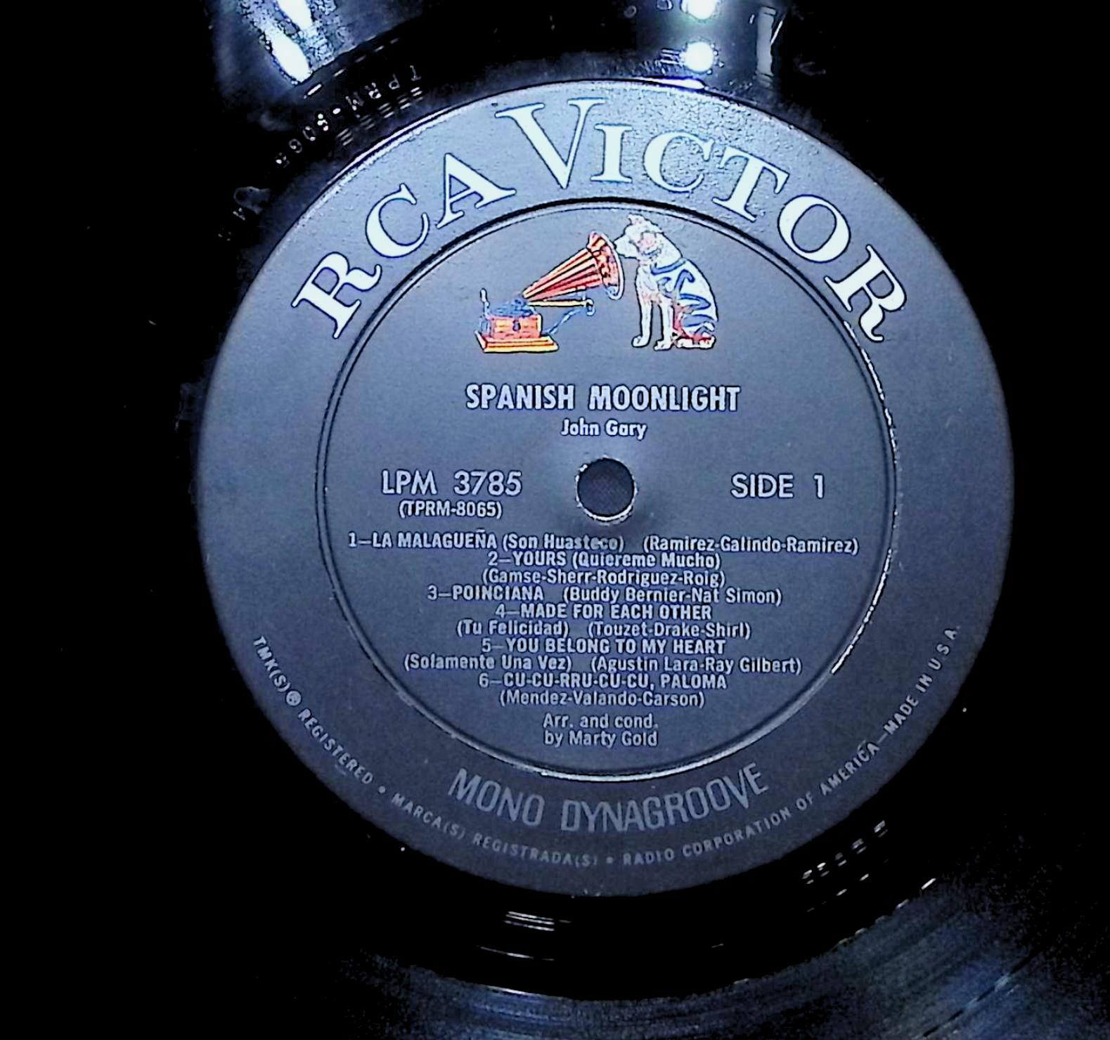 John Gary Spanish Moonlight 1967 LP Jazz Side 1 & 2 — image 2