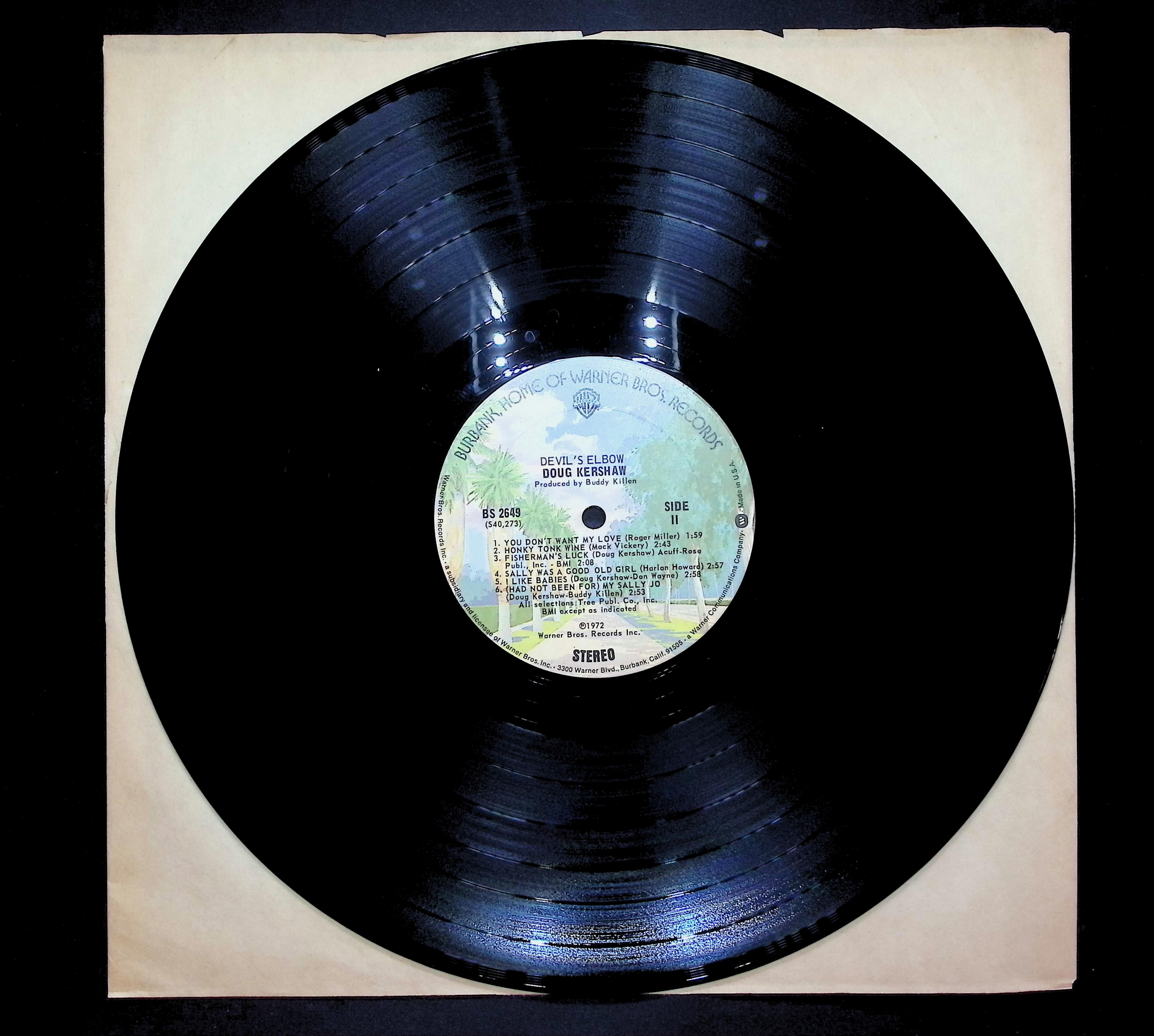 Doug Kershaw Devil's Elbow 1972 LP Folk, World, & Country Side I & II
