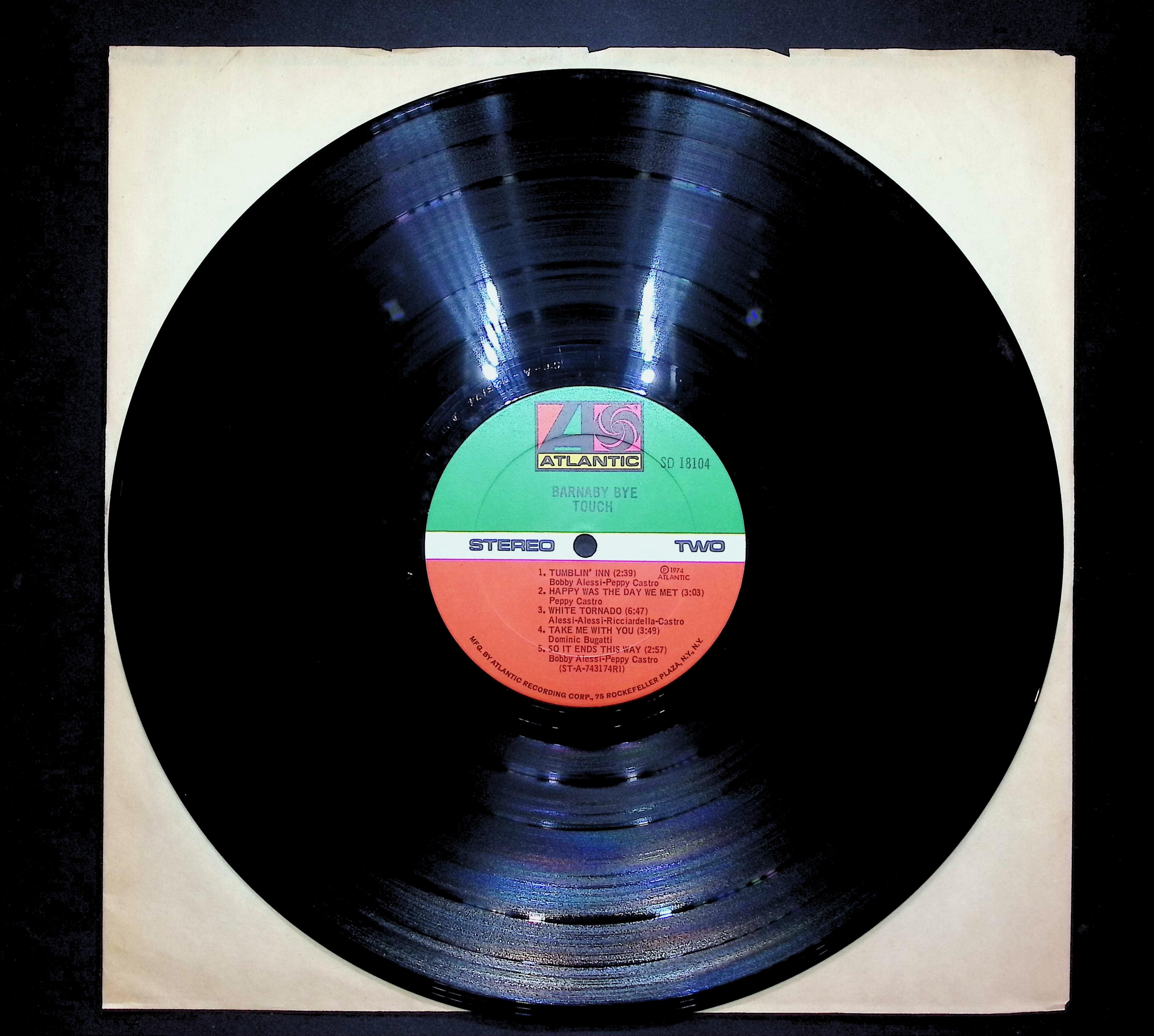 Barnaby Bye Touch 1974 LP Rock Side ONE & TWO