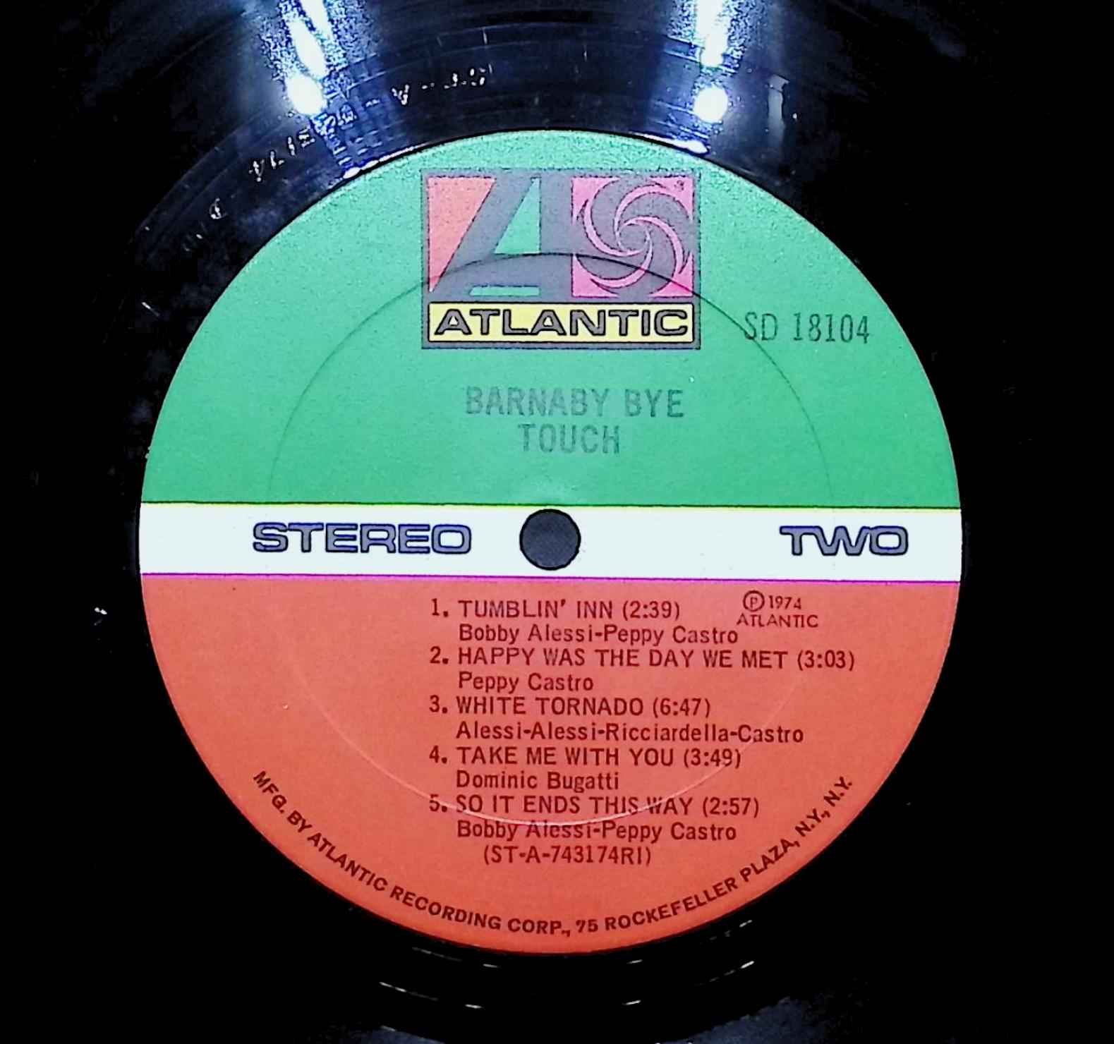 Barnaby Bye Touch 1974 LP Rock Side ONE & TWO  — image 2