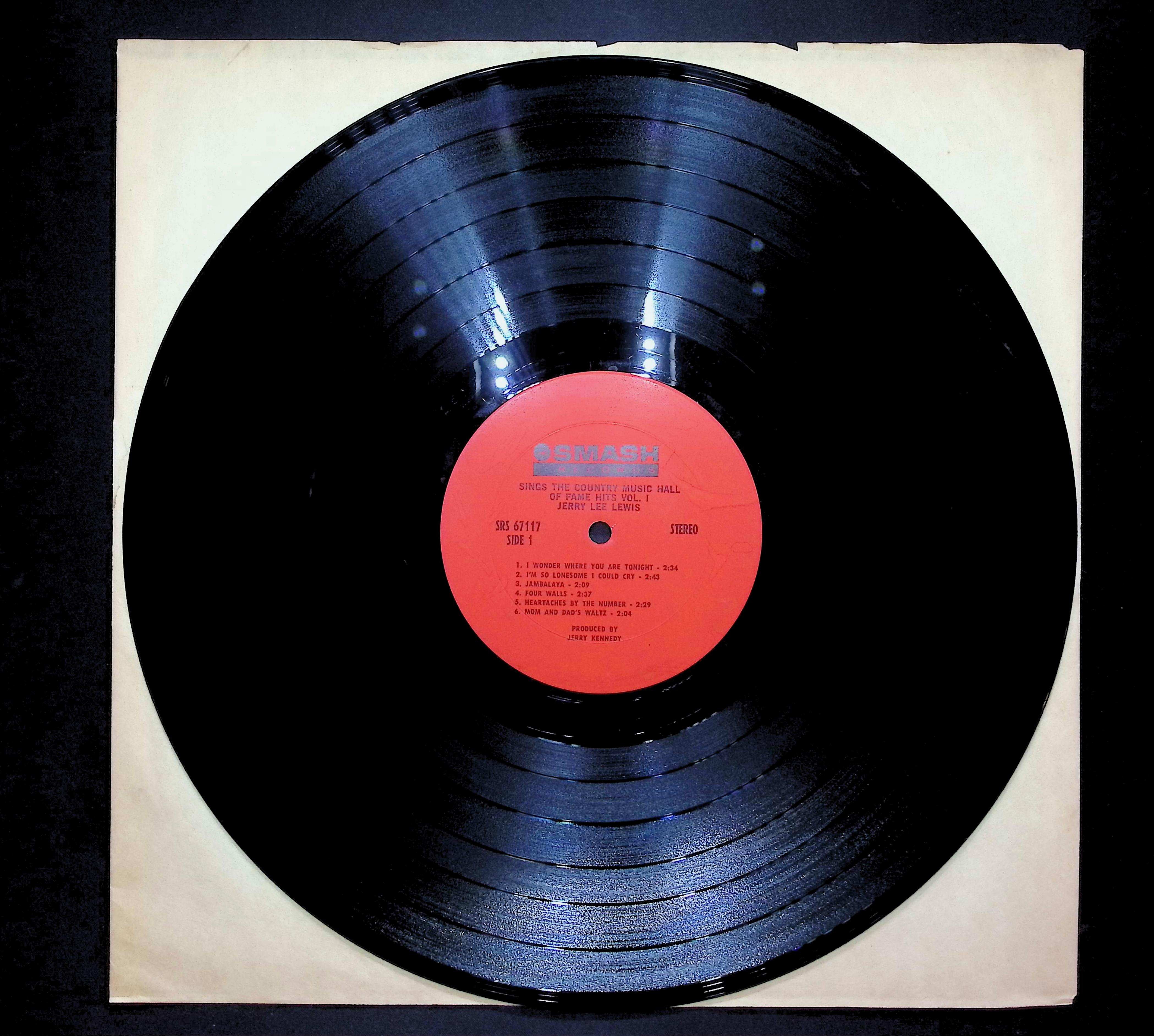 Jerry Lee Lewis Sings The Country Music Hall Of Fame Hits Vol. 1 1969 LP