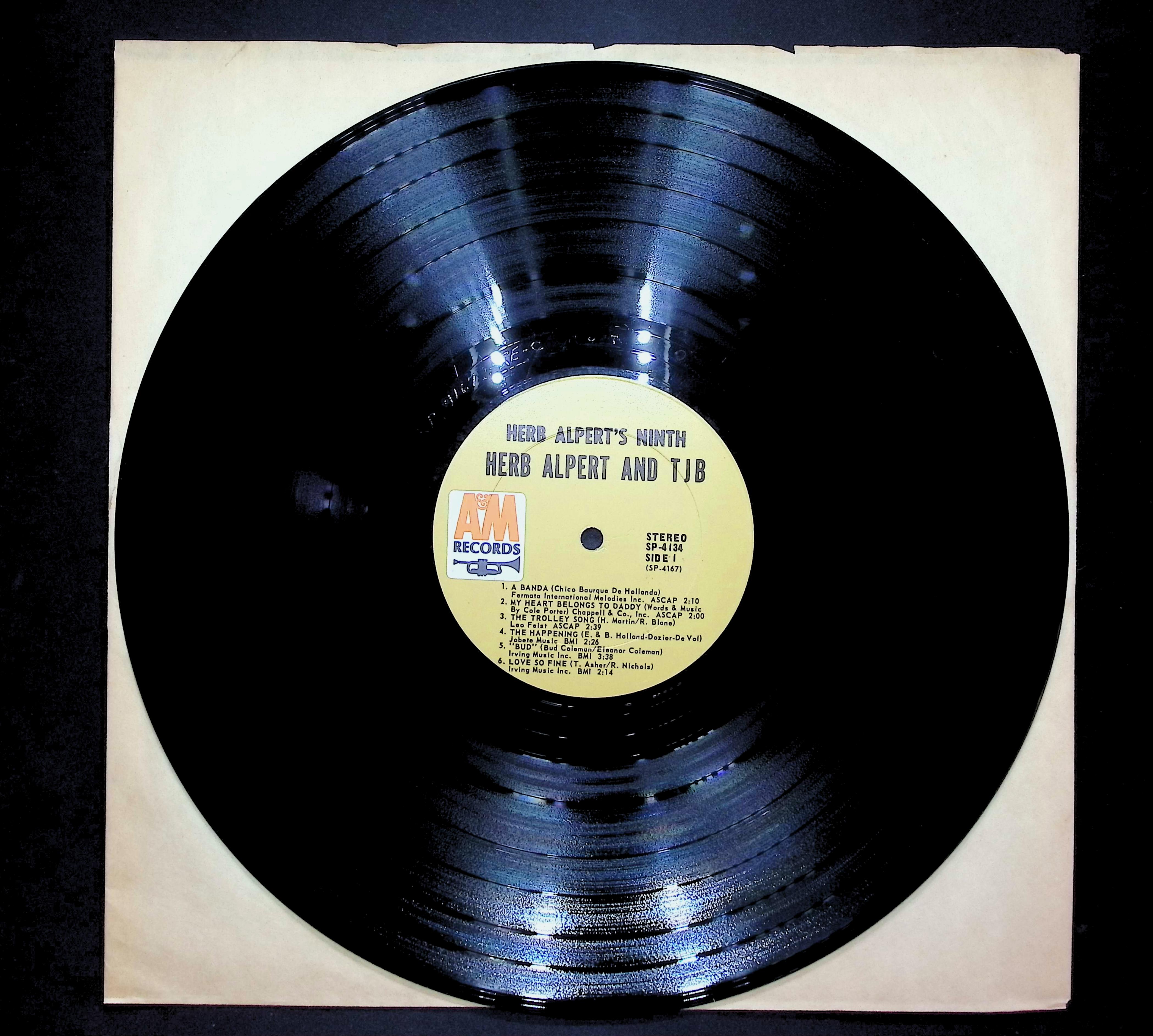 Herb Alpert & The Tijuana Brass Herb Alpert's Ninth 1967 LP Jazz Side 1 & 2