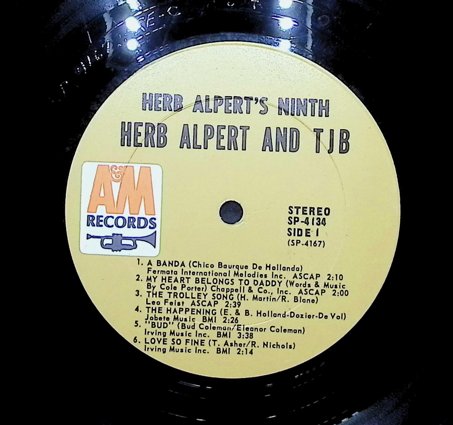Herb Alpert & The Tijuana Brass Herb Alpert's Ninth 1967 LP Jazz Side 1 & 2  — image 2