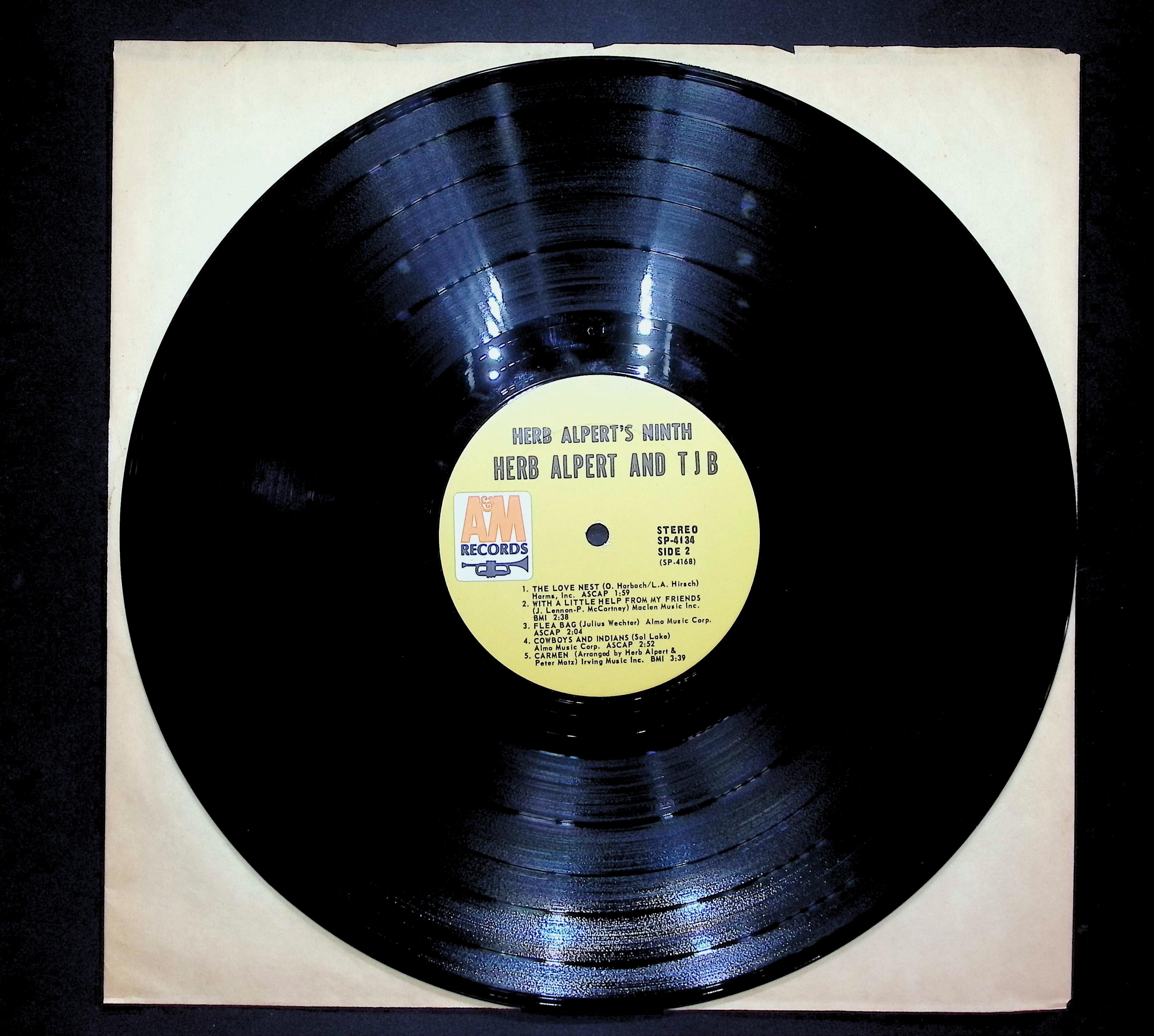 Herb Alpert & The Tijuana Brass Herb Alpert's Ninth 1967 LP Jazz Side 1 & 2  — image 3