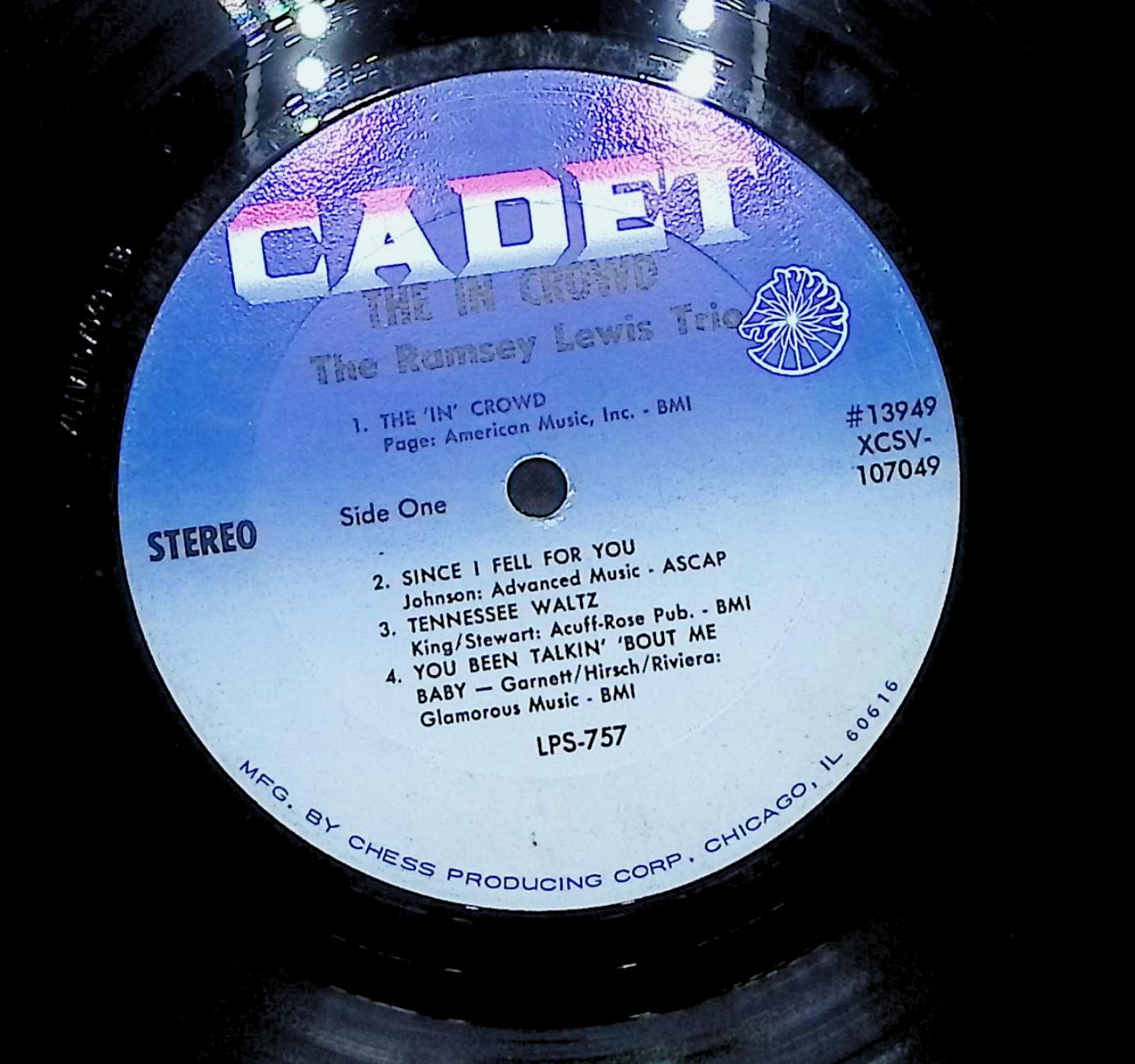 The Ramsey Lewis Trio The In Crowd 1965 LP Jazz Side One & Two  — image 2