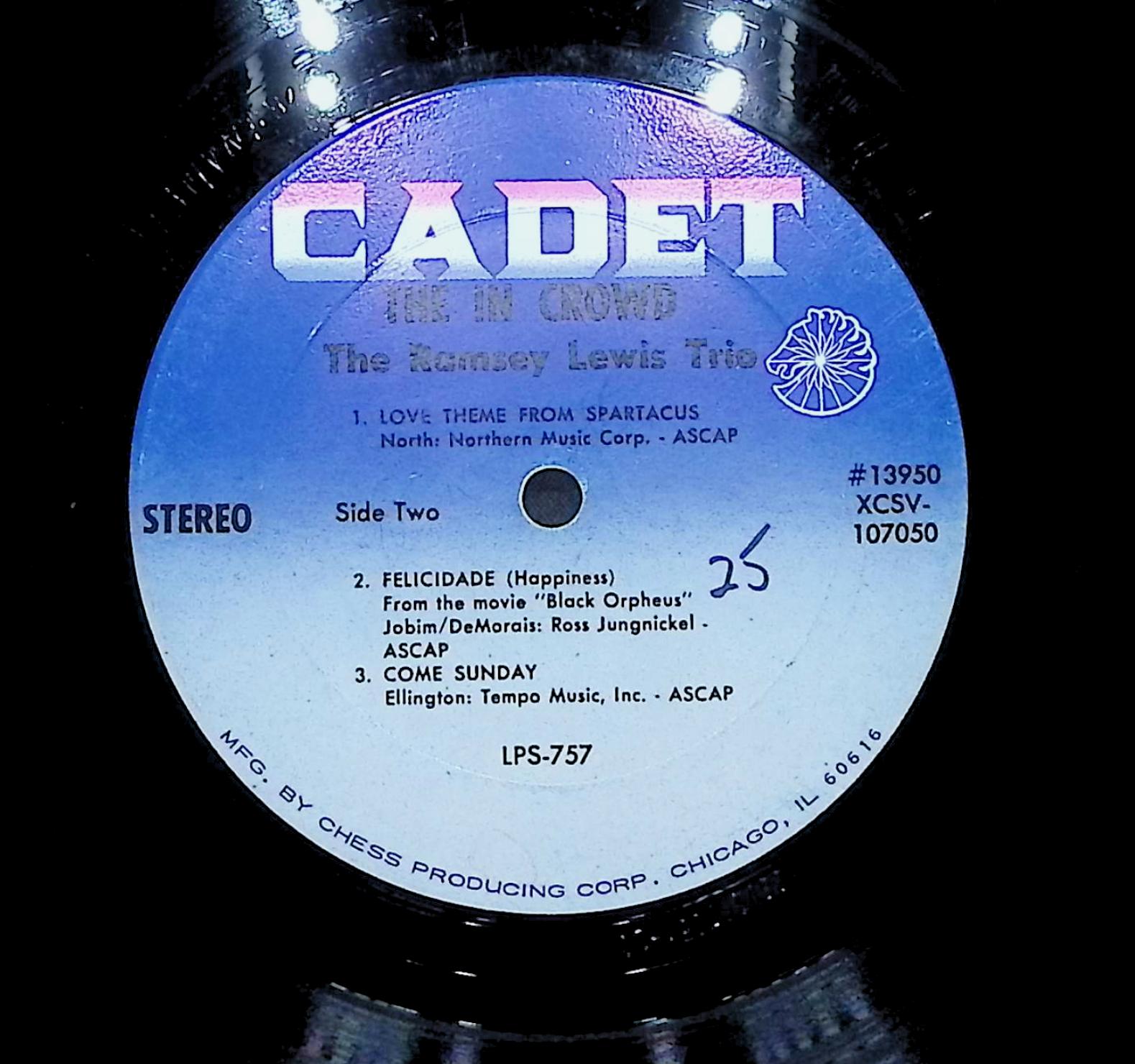 The Ramsey Lewis Trio The In Crowd 1965 LP Jazz Side One & Two  — image 4