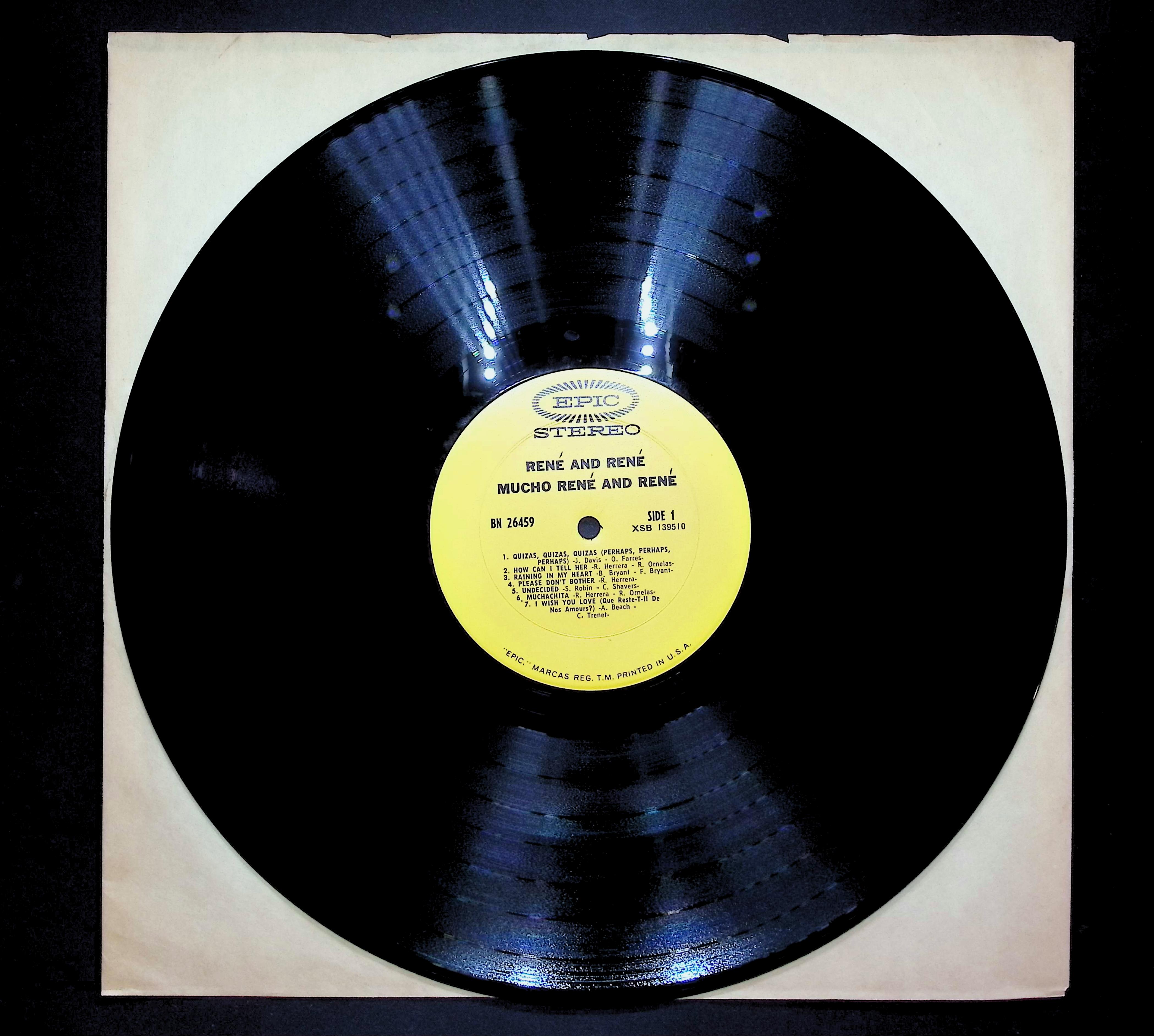 Rene & Rene Mucho René And René 1969 LP Latin Side 1 & 2  — image 3