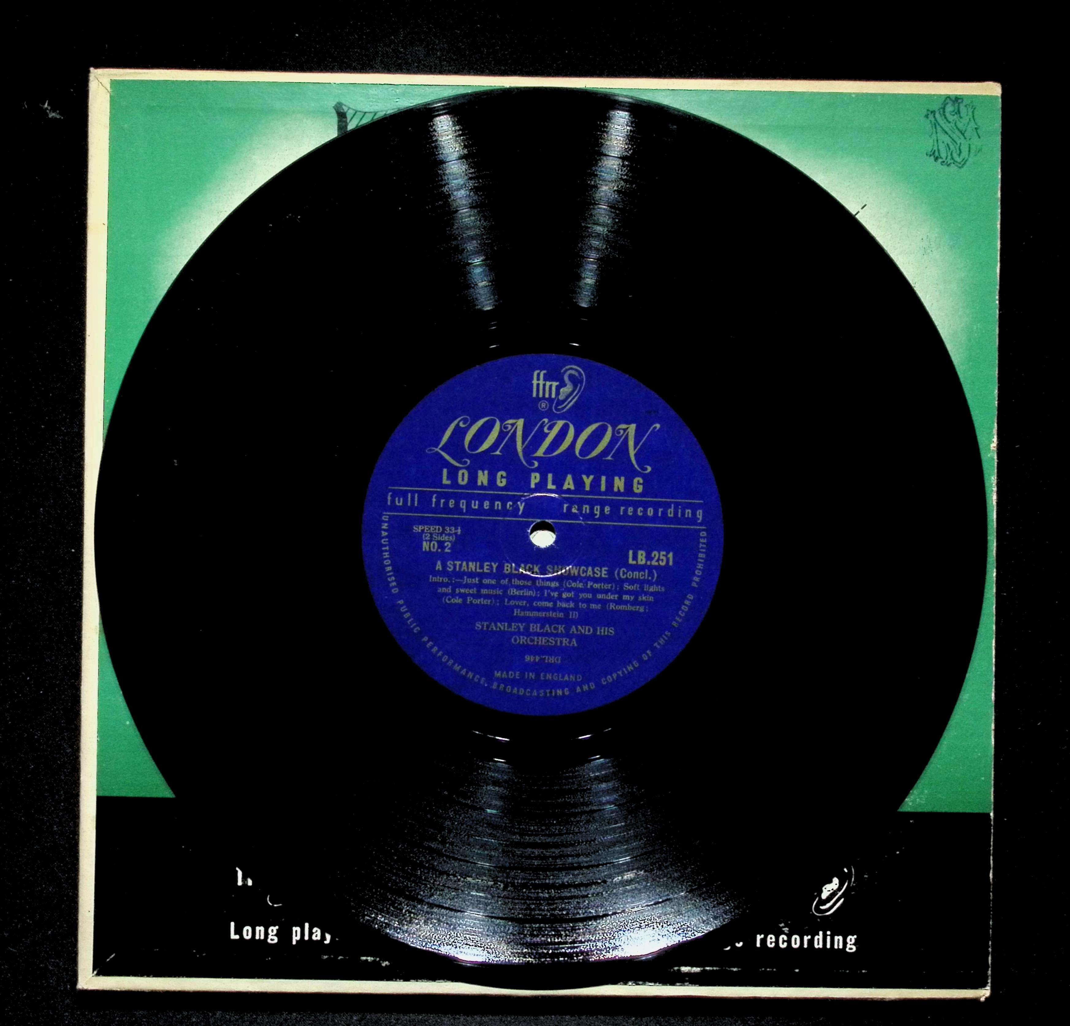 Stanley Black & His Orchestra A Stanley Black Showcase 10" LP 1954 LB.251 Jazz — image 3