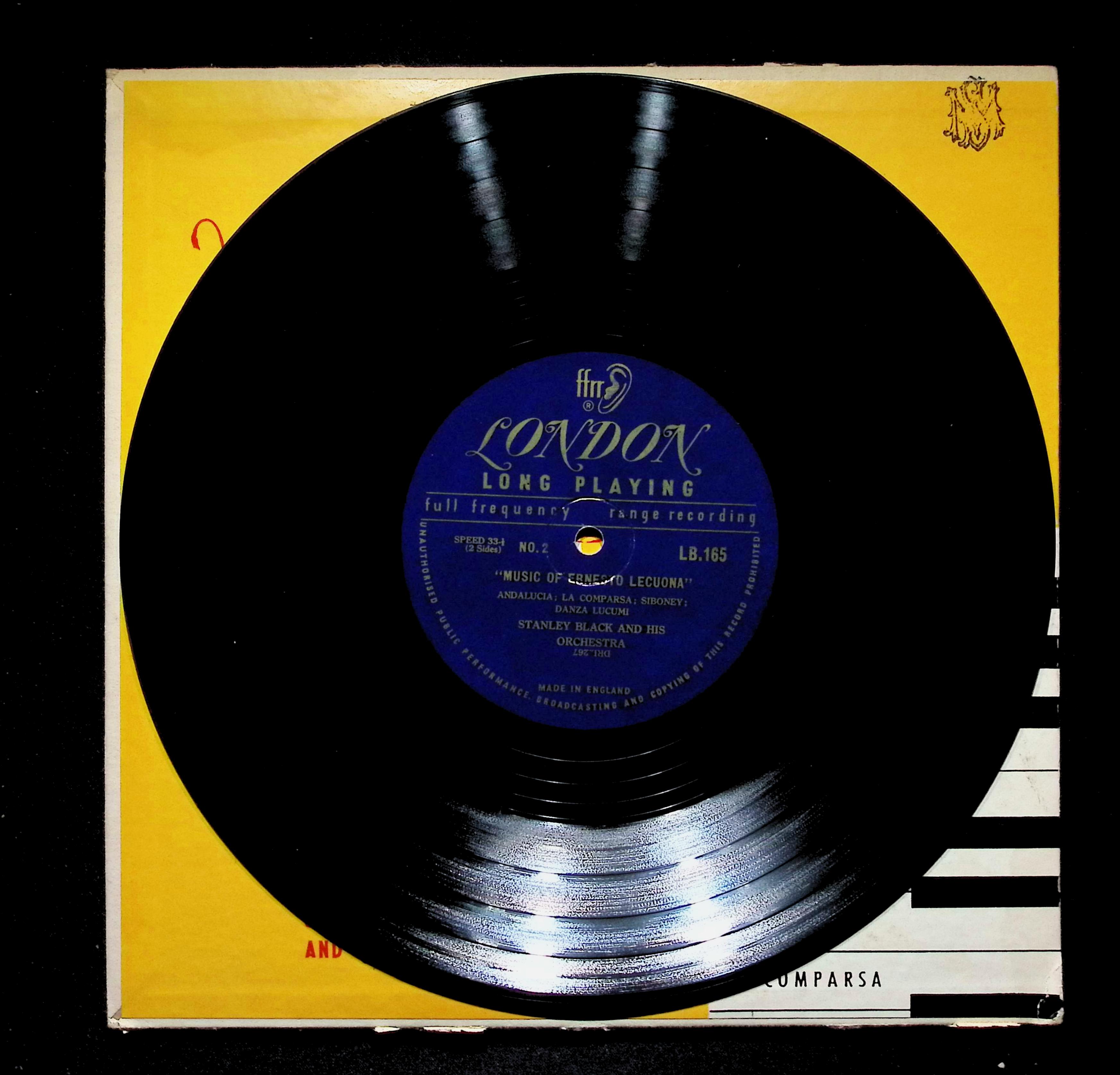 Stanley Black & His Orchestra Music Of Ernesto Lecuona 10" LP 1950 Jazz — image 4