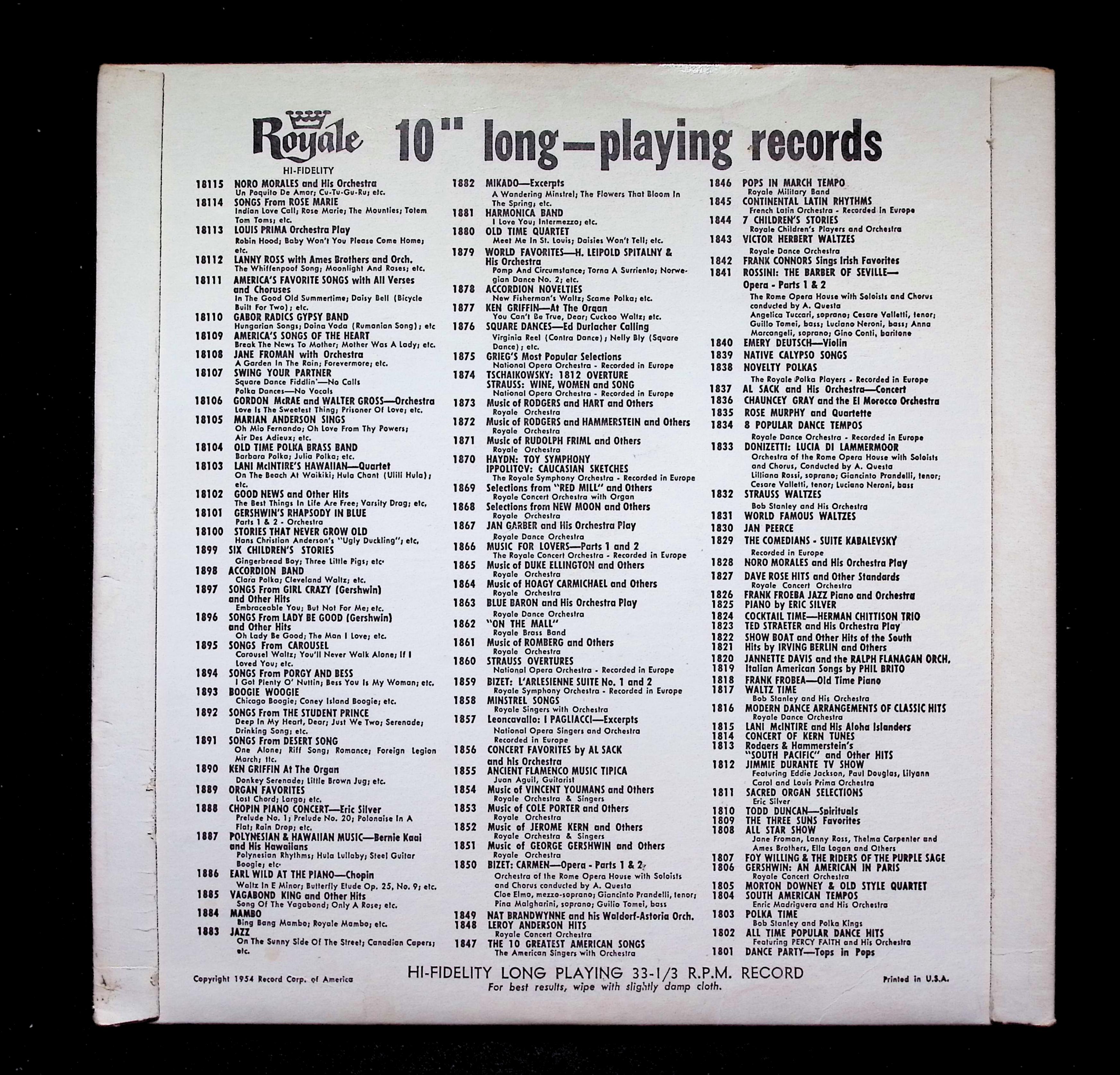 Jack Teagarden And His Orchestra The Blues 10" LP 1955 18156 Jazz — image 2