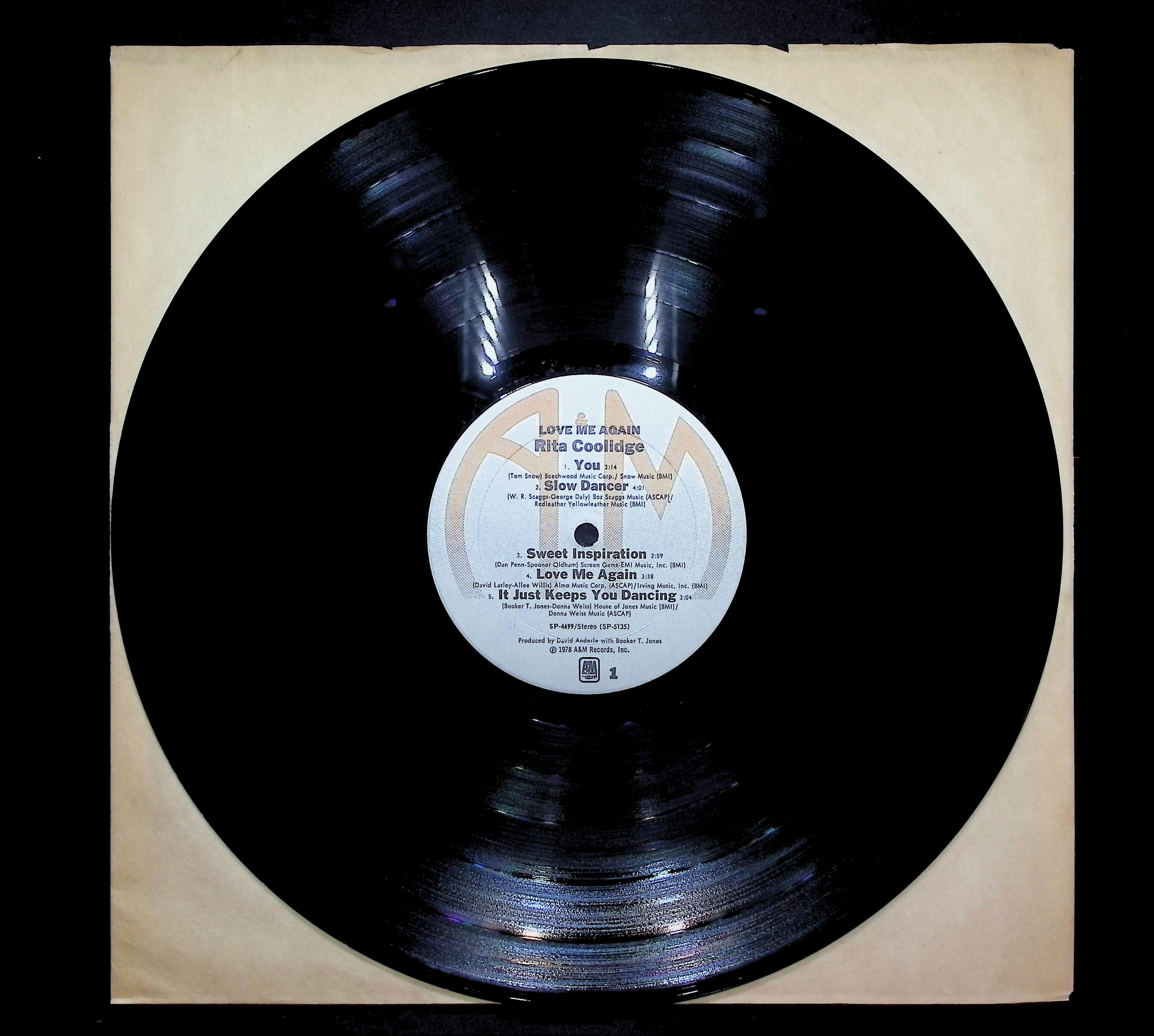 Rita Coolidge Love Me Again 1978 LP Rock