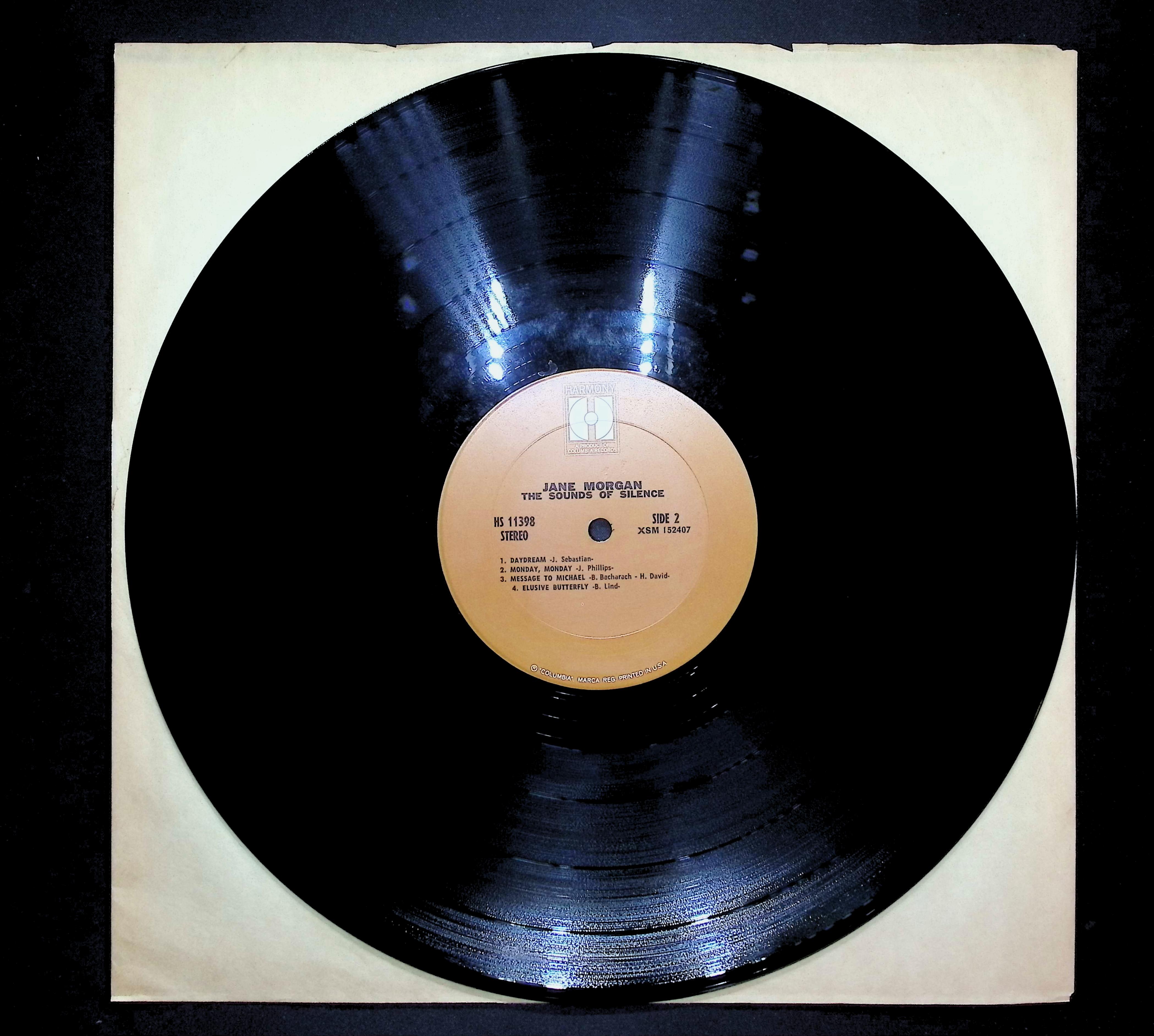 Jane Morgan The Sounds Of Silence 1970 LP Pop