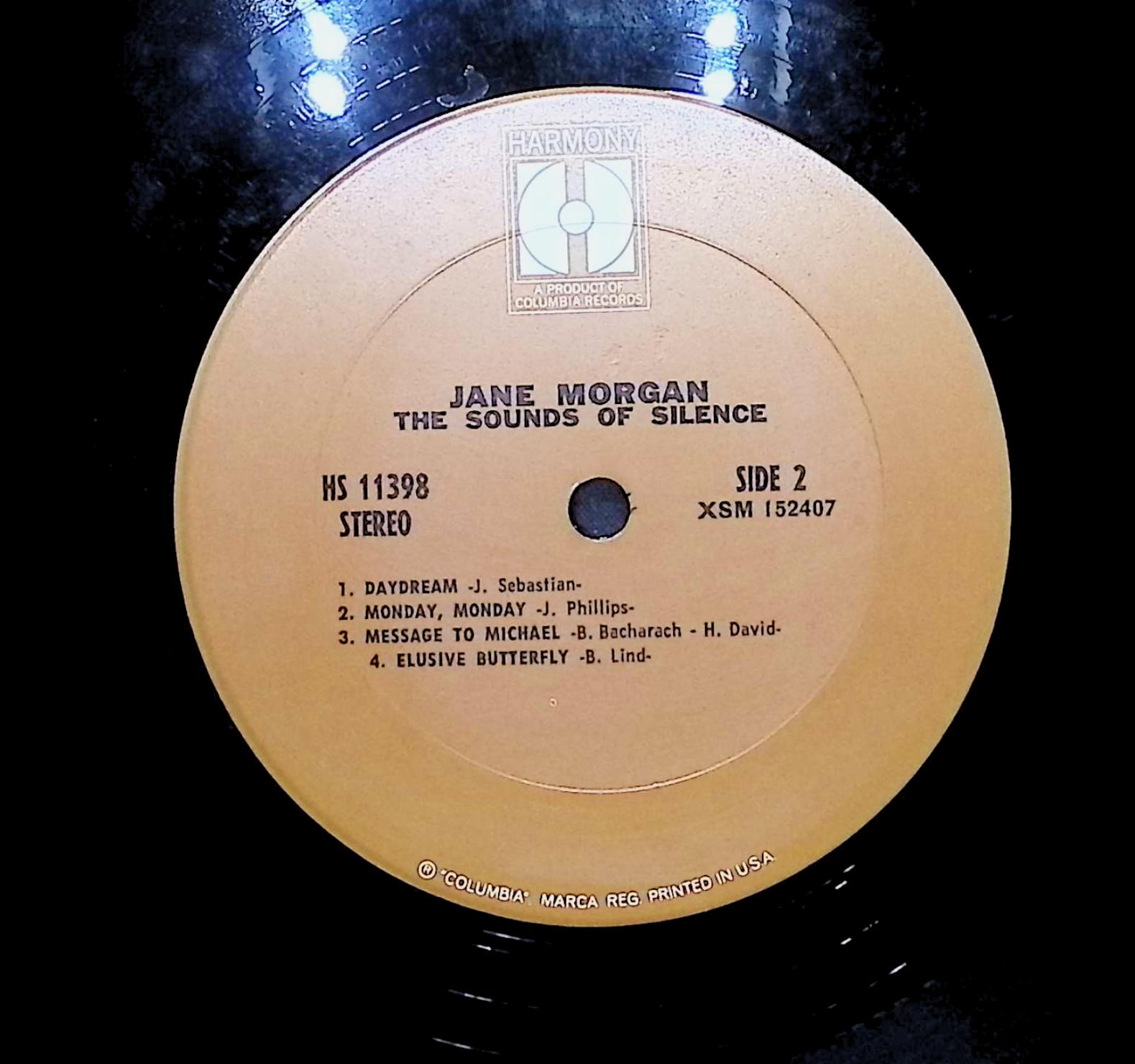 Jane Morgan The Sounds Of Silence 1970 LP Pop — image 2