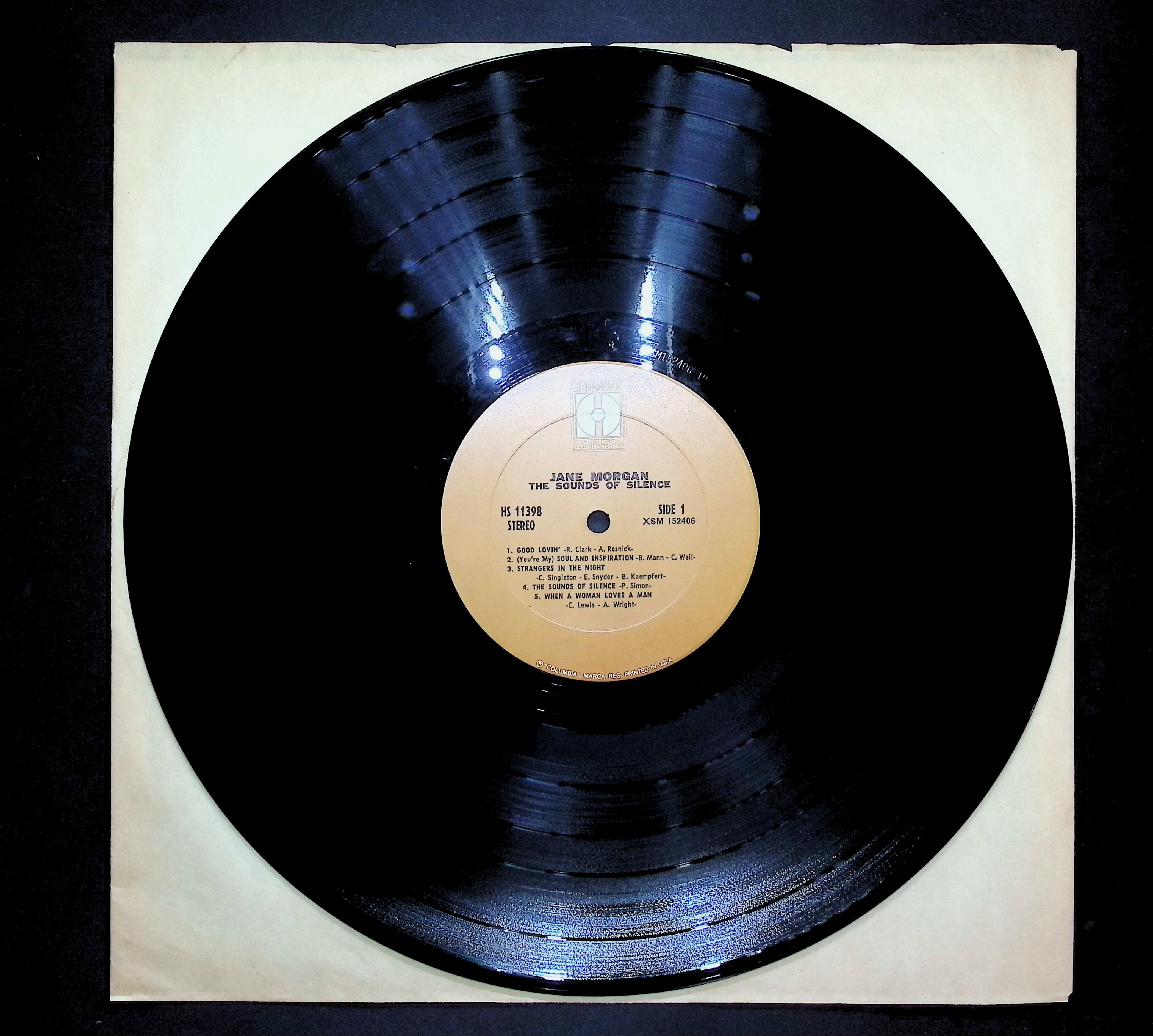 Jane Morgan The Sounds Of Silence 1970 LP Pop — image 3