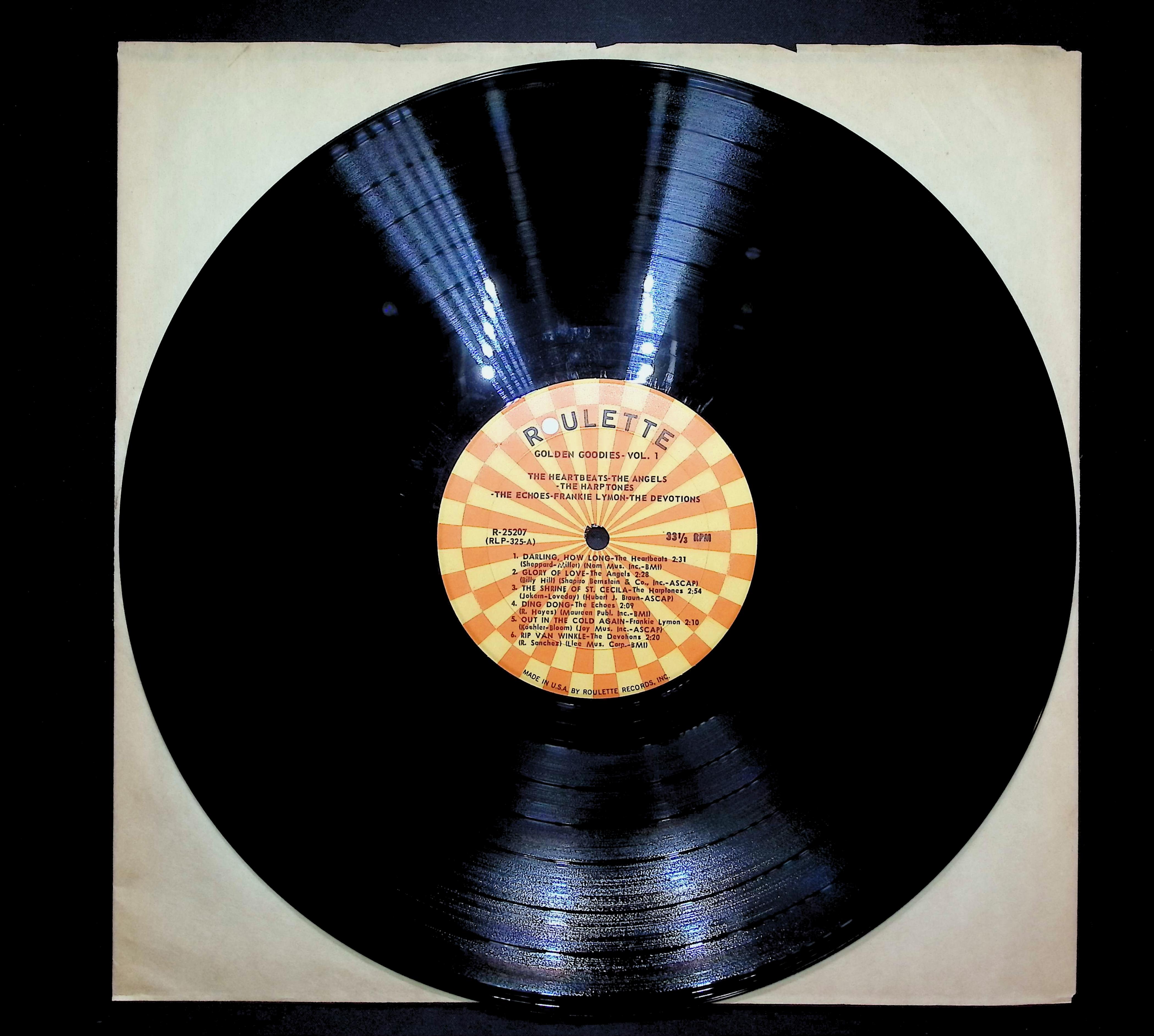 Various Artists Golden Goodies - Vol. 1 1963 LP Rock