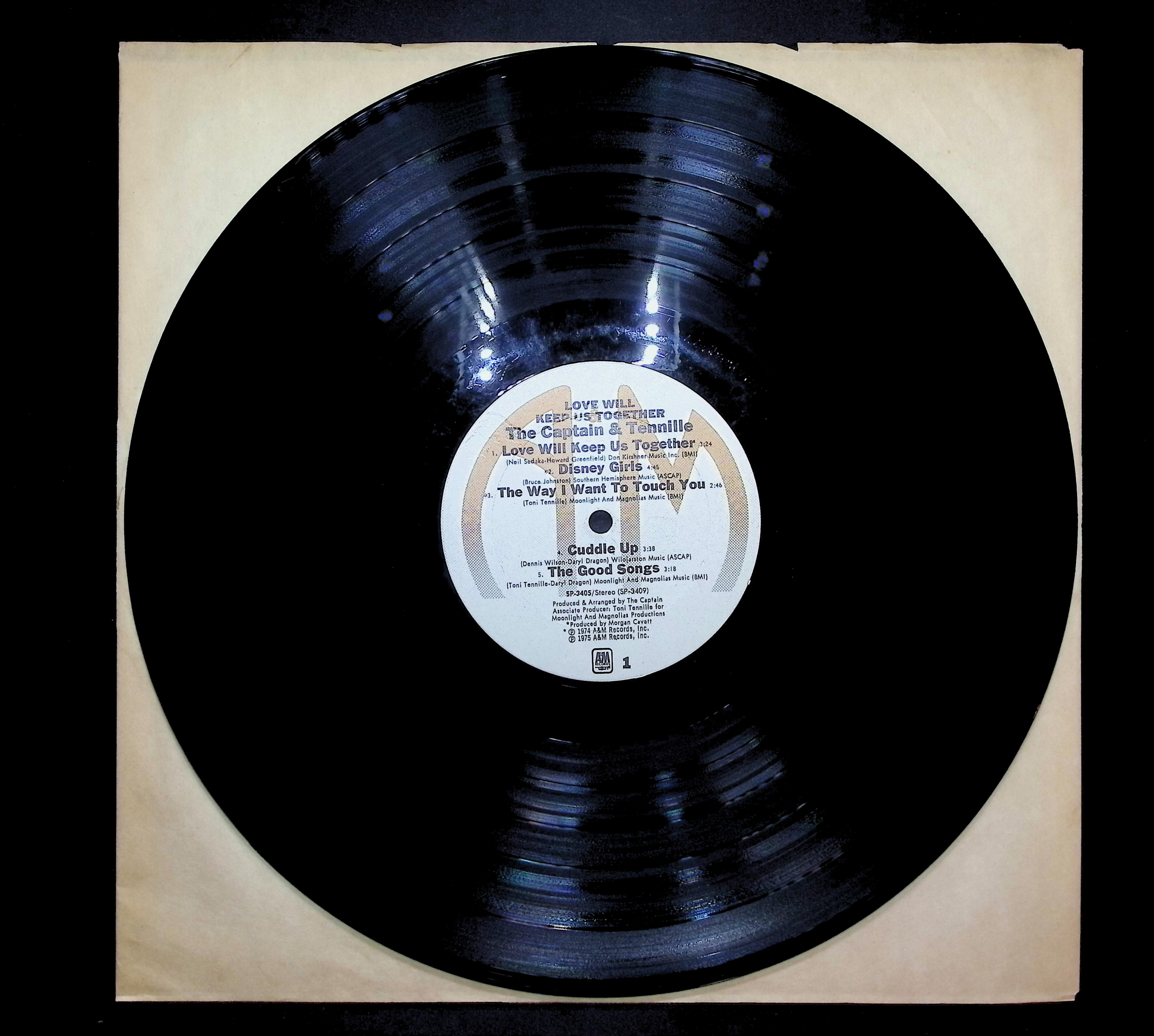 Captain And Tennille Love Will Keep Us Together 1975 LP Pop