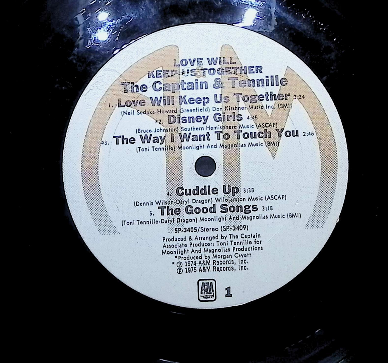 Captain And Tennille Love Will Keep Us Together 1975 LP Pop — image 2