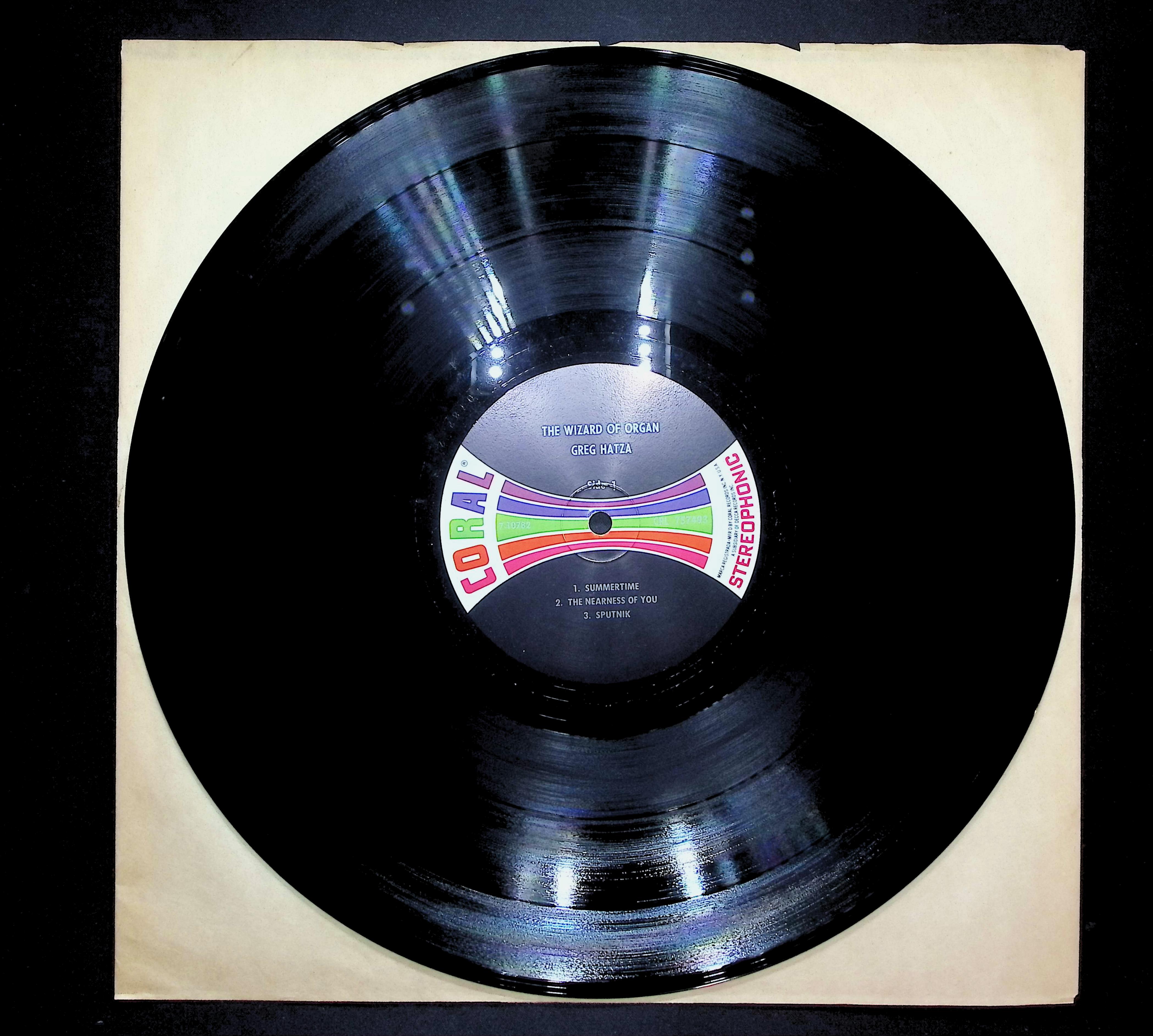 The Wizardry Of Greg Hatza 1967 LP Jazz