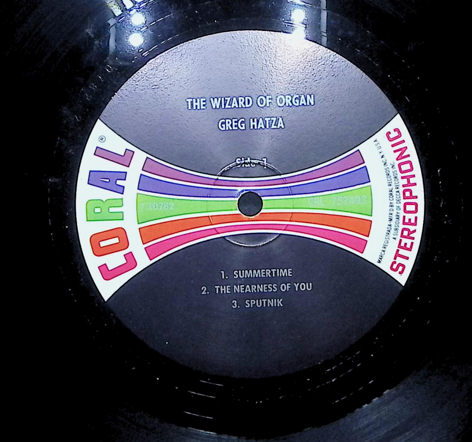 The Wizardry Of Greg Hatza 1967 LP Jazz — image 2