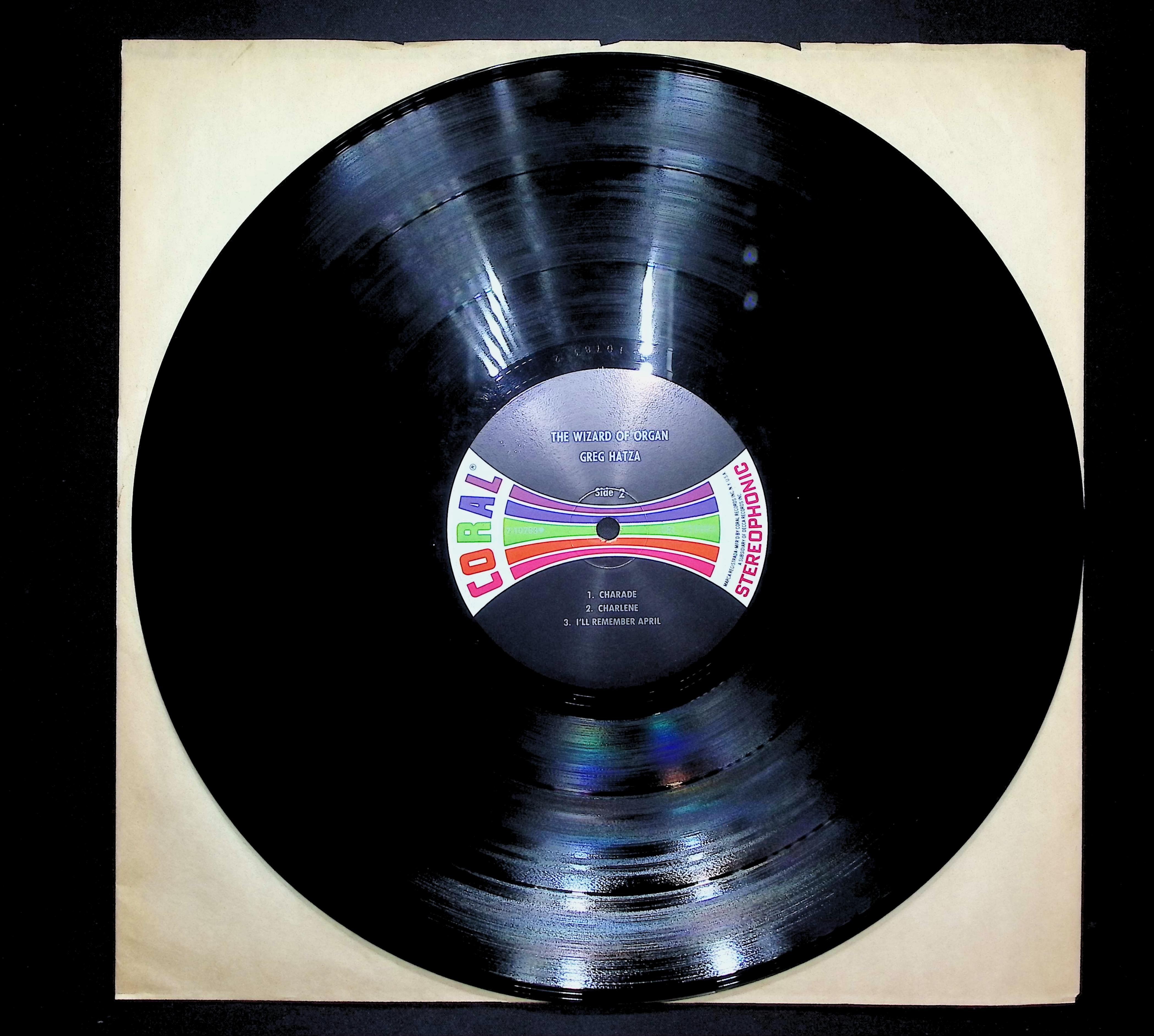 The Wizardry Of Greg Hatza 1967 LP Jazz — image 3
