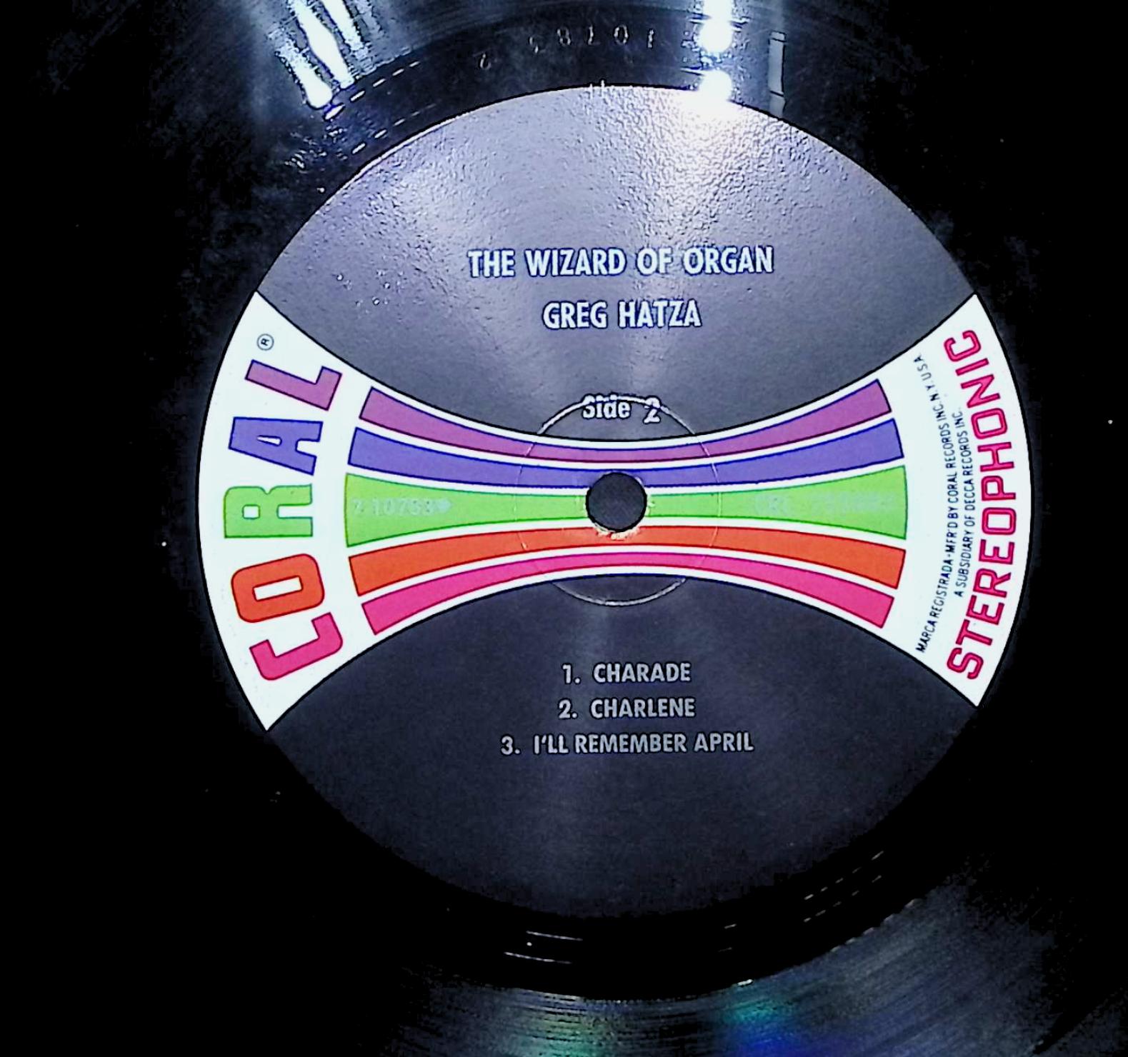 The Wizardry Of Greg Hatza 1967 LP Jazz — image 4
