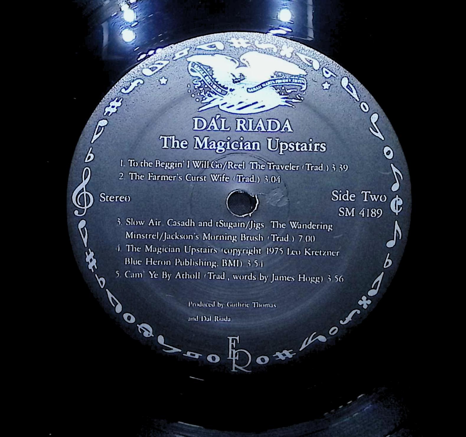 Dal Riada The Magician Upstairs 1984 LP Folk, World, & Country — image 2