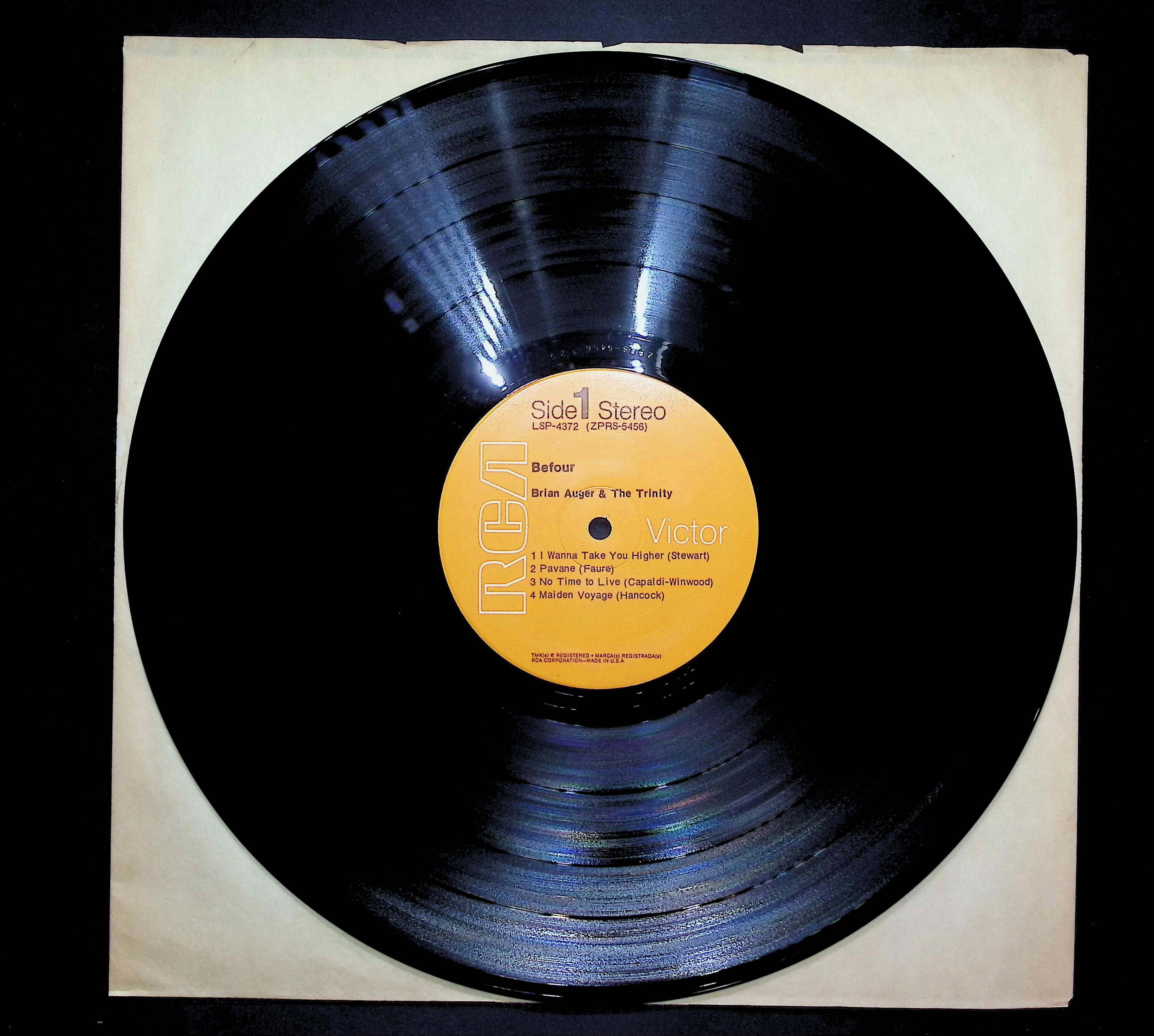 Brian Auger & The Trinity Befour 1971 LP Jazz